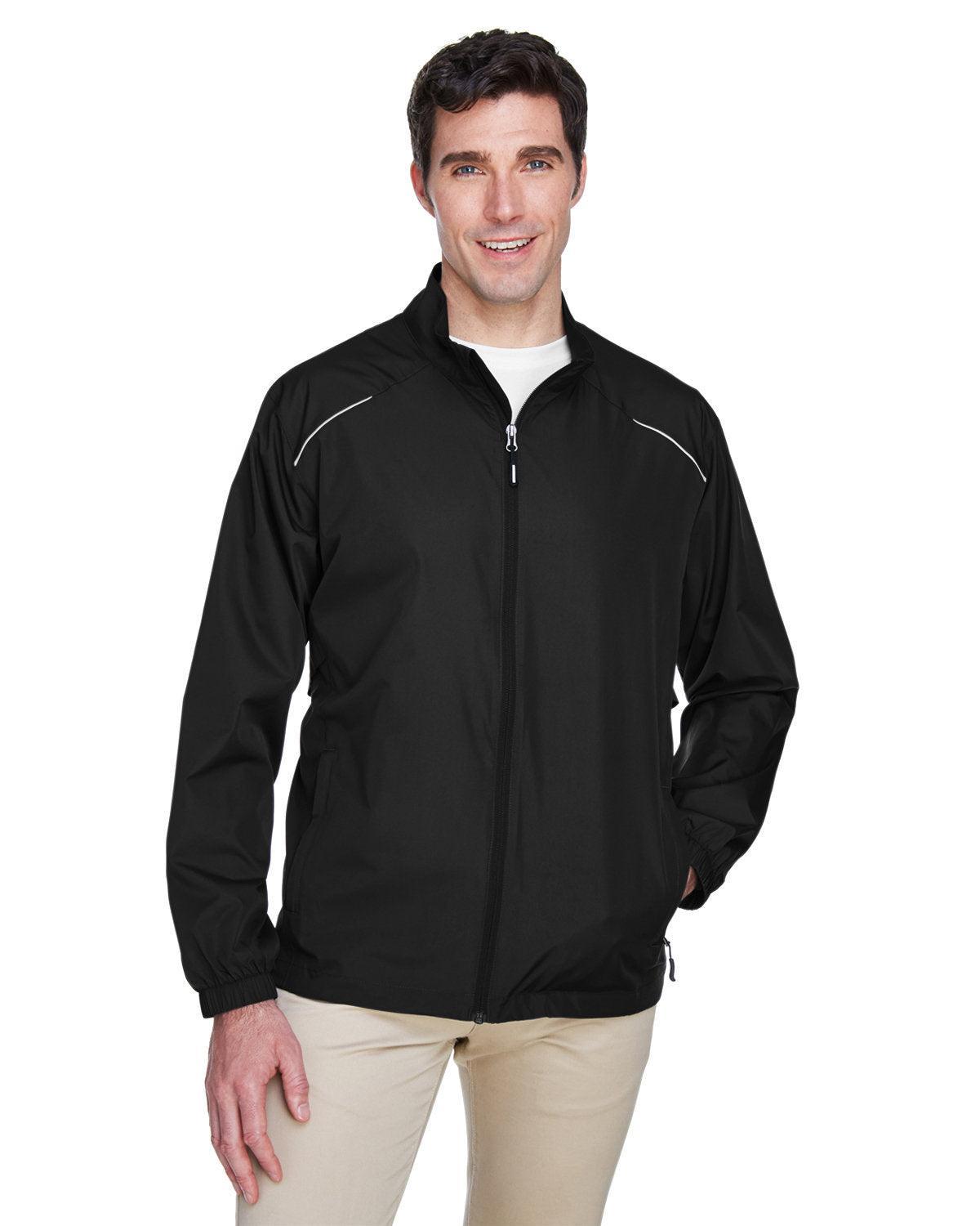Core 365 Tall Unlined Lightweight Jacket-Men's Jackets-CORE365-Black-LT-Thread Logic