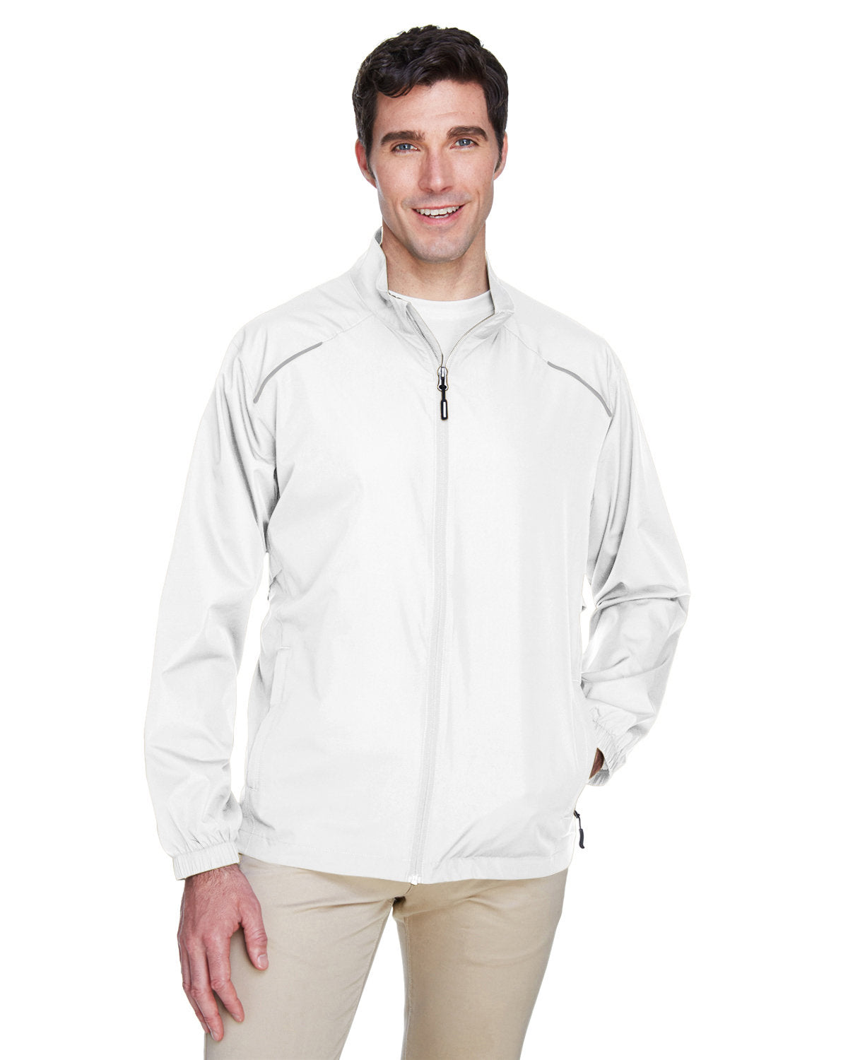 Core 365 Unlined Lightweight Jacket-Men's Jackets-CORE365-White-S-Thread Logic