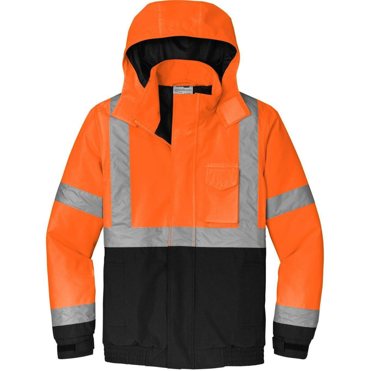 no-logo CornerStone ANSI 107 Class 3 Economy Waterproof Insulated Bomber Jacket