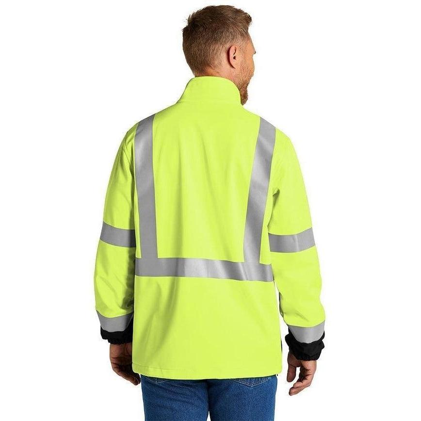 no-logo CornerStone ANSI 107 Class 3 Soft Shell Jacket-Regular-Cornerstone-Thread Logic