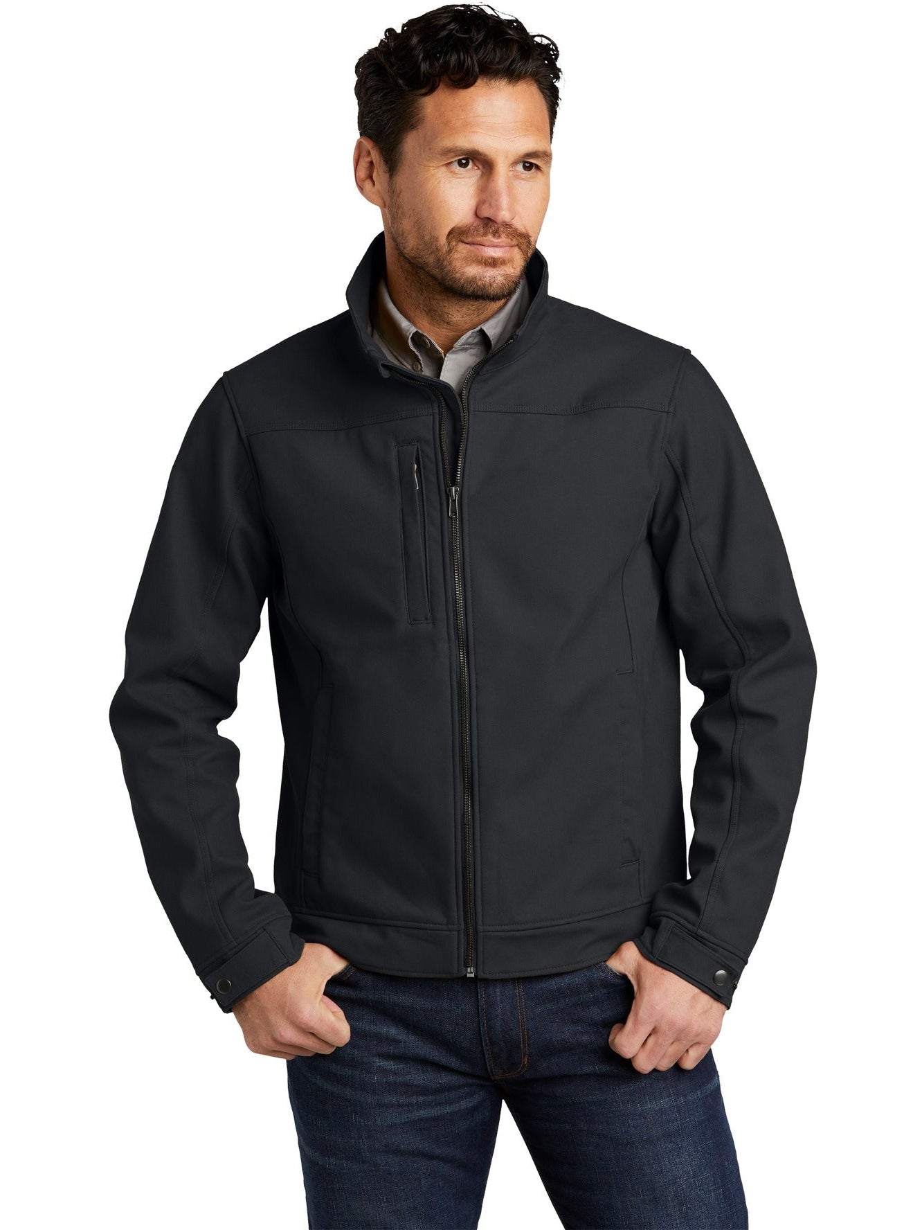 no-logo CornerStone Duck Bonded Soft Shell Jacket-Regular-Cornerstone-Thread Logic