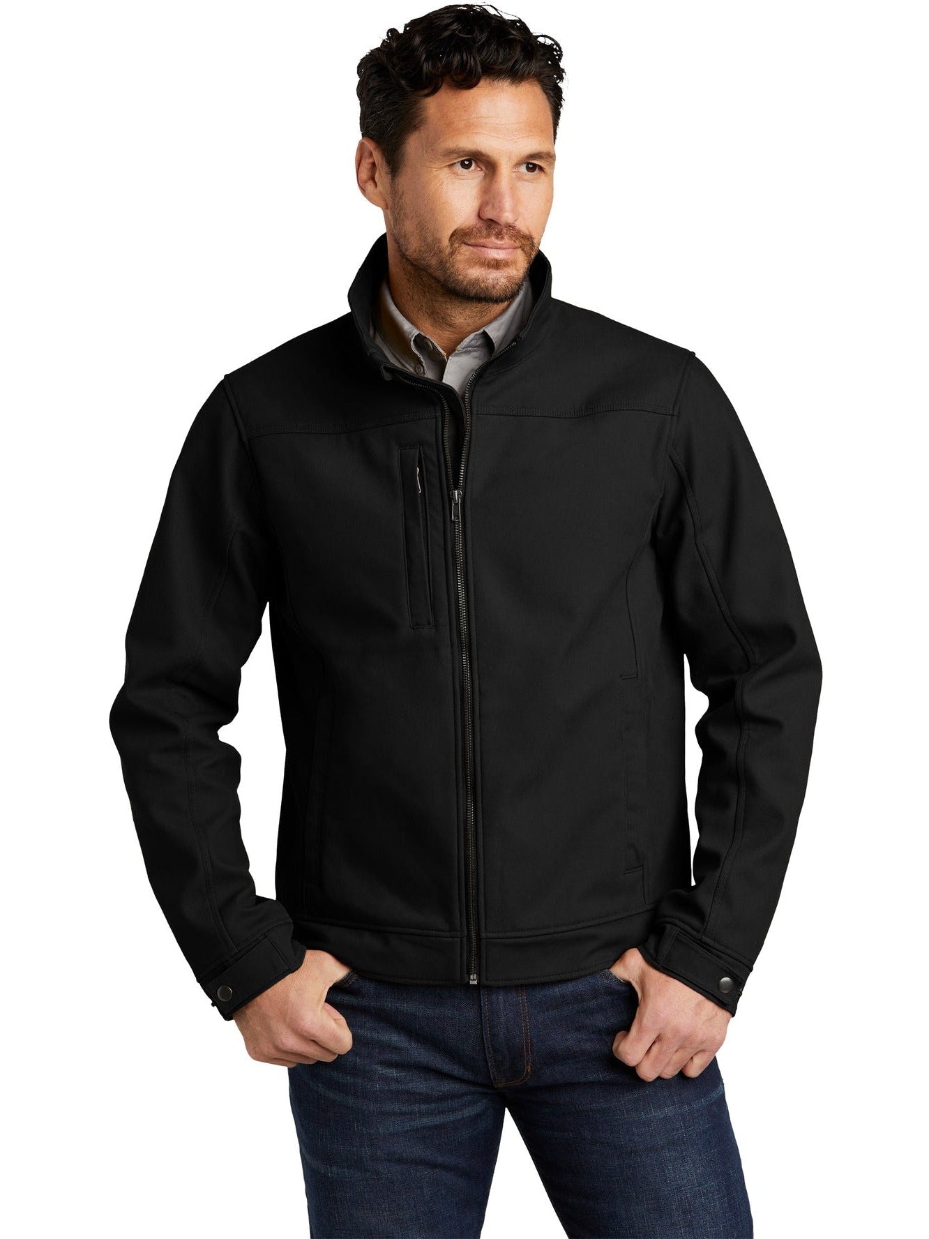 no-logo CornerStone Duck Bonded Soft Shell Jacket-Regular-Cornerstone-Thread Logic