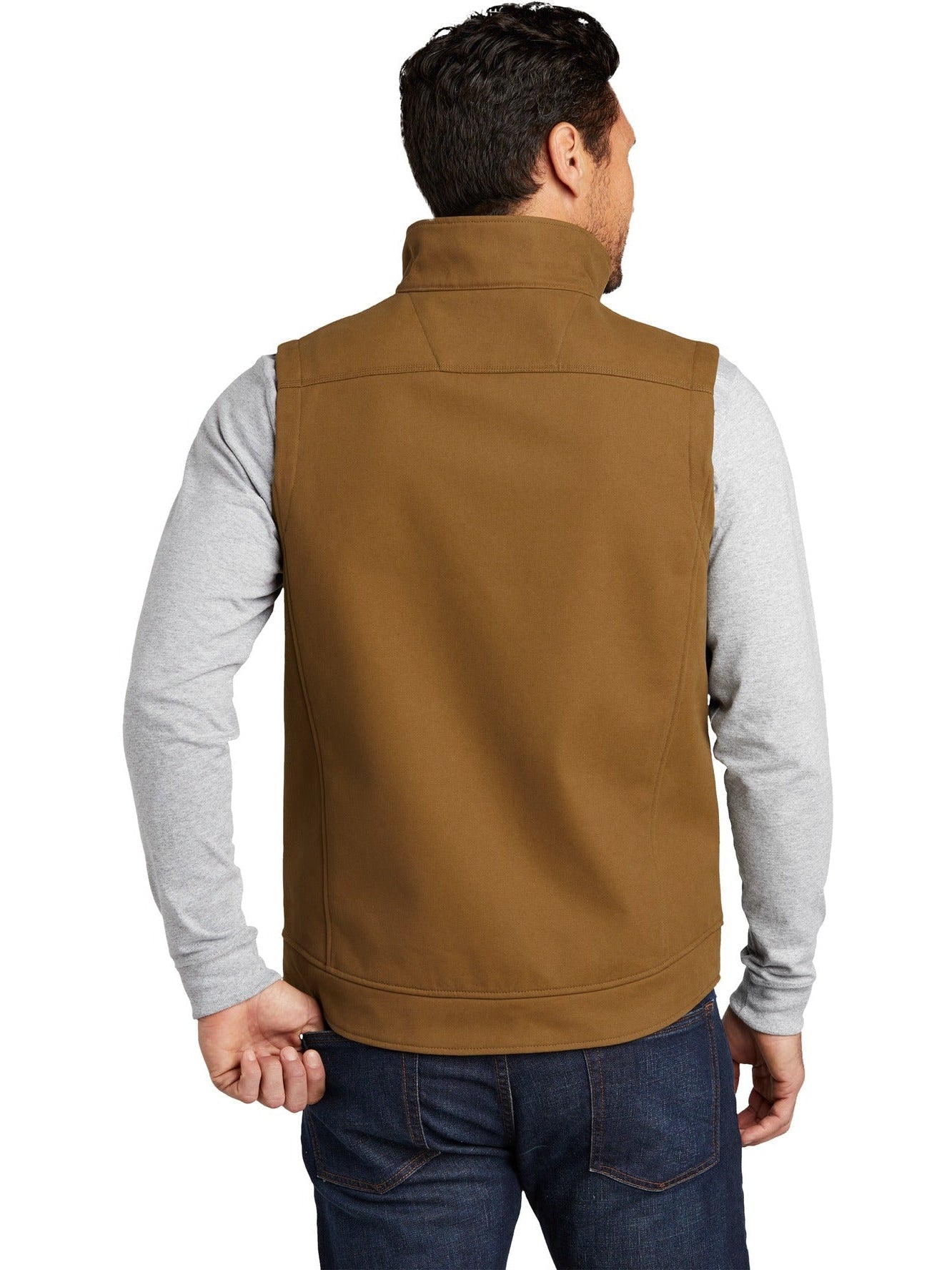 no-logo CornerStone Duck Bonded Soft Shell Vest-Regular-Cornerstone-Thread Logic