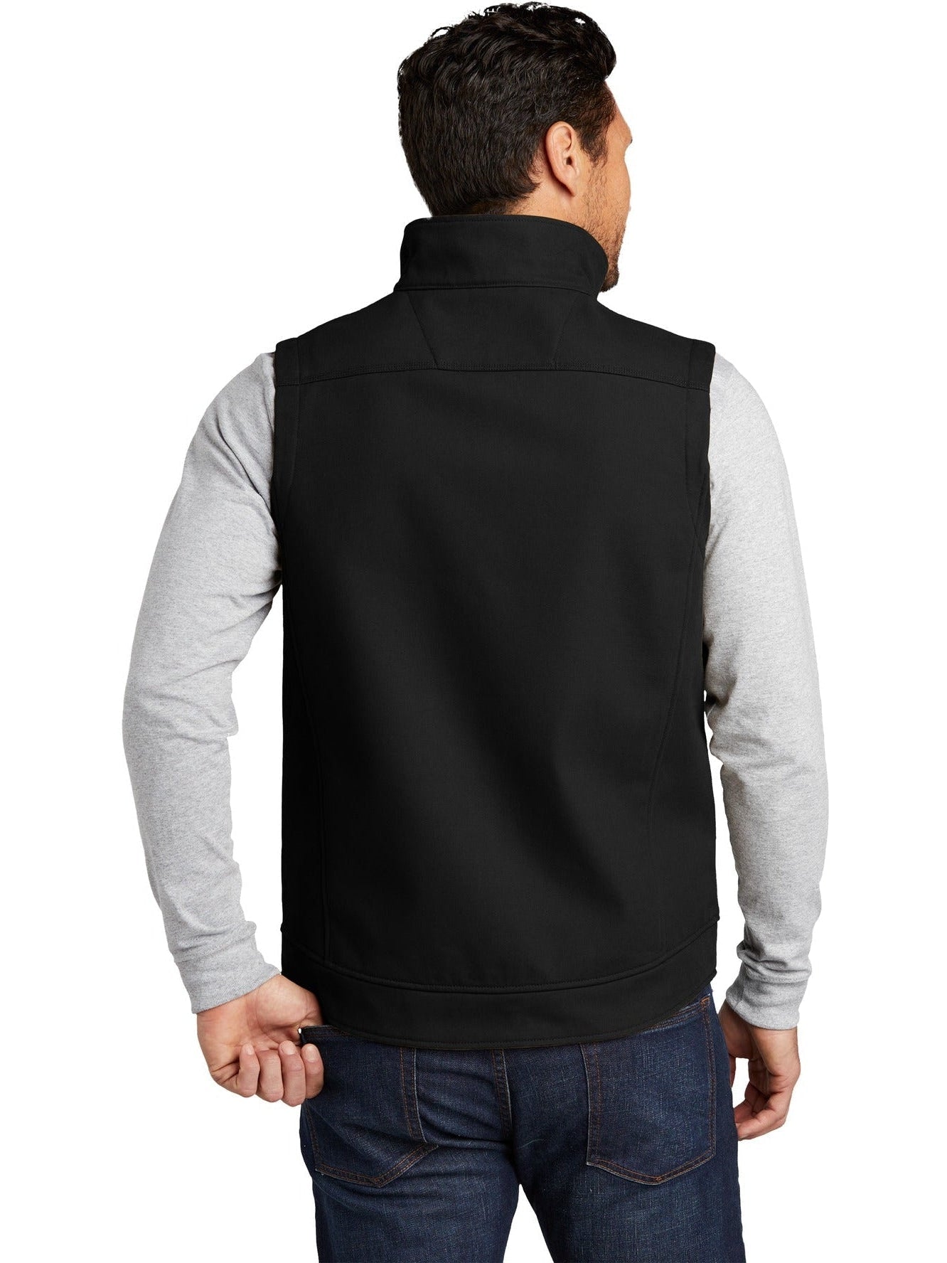 no-logo CornerStone Duck Bonded Soft Shell Vest-Regular-Cornerstone-Thread Logic