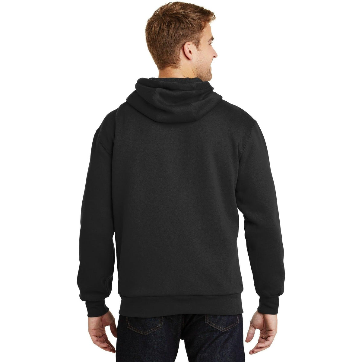 no-logo CornerStone Full-Zip Hooded Sweatshirt with Thermal Lining-Full Zips-Cornerstone-Thread Logic