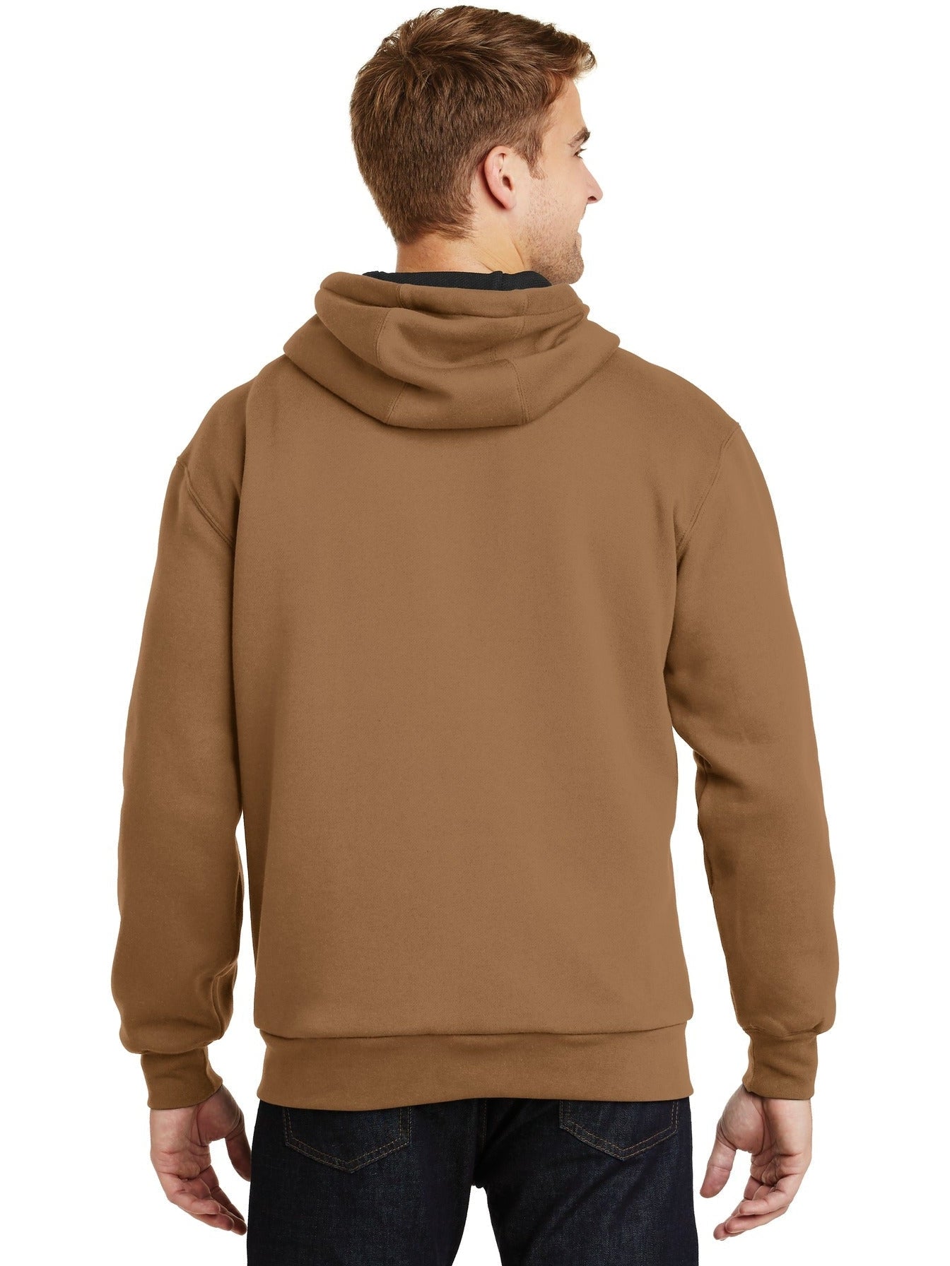 no-logo CornerStone Full-Zip Hooded Sweatshirt with Thermal Lining-Regular-Cornerstone-Thread Logic