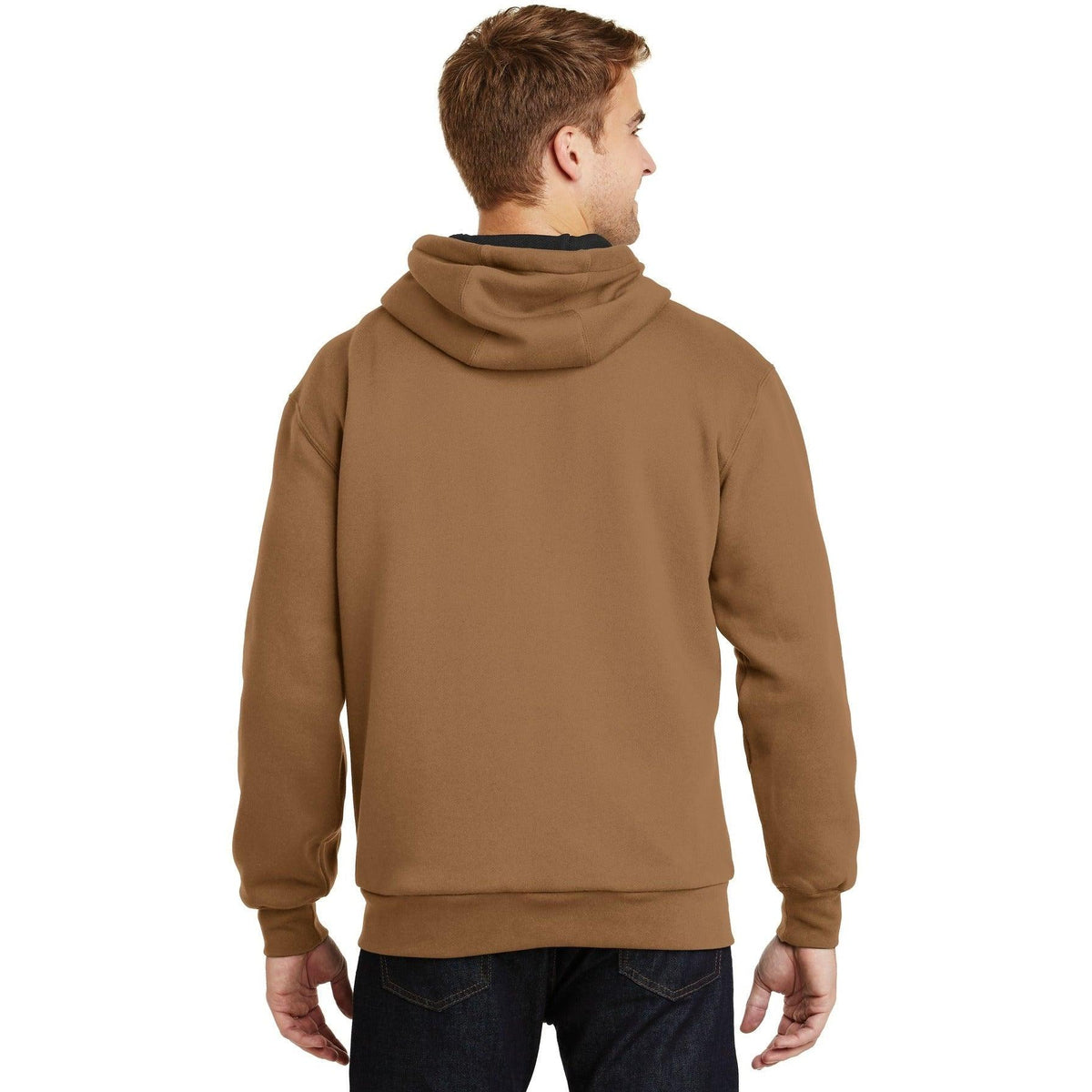 no-logo CornerStone Full-Zip Hooded Sweatshirt with Thermal Lining-Full Zips-Cornerstone-Thread Logic