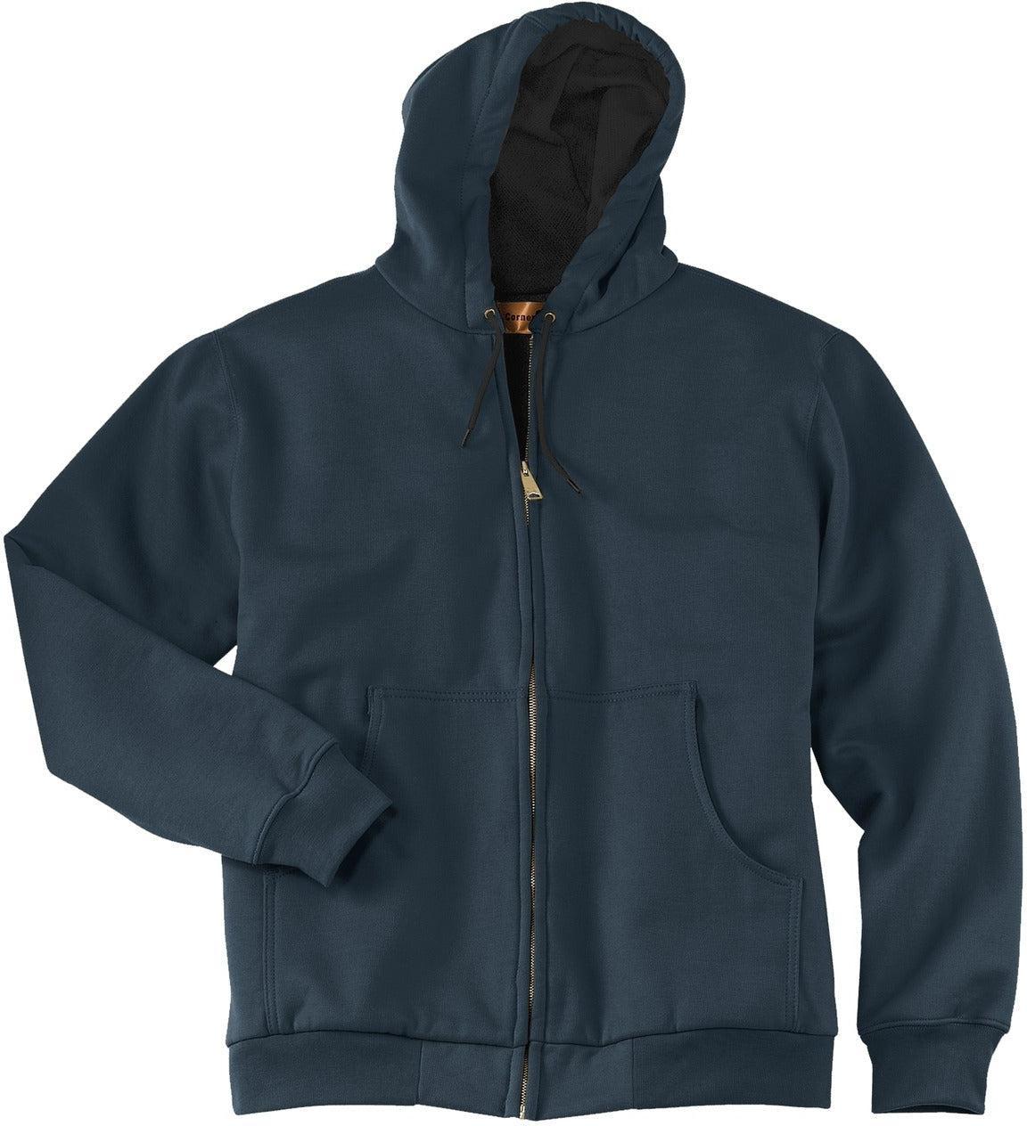 CornerStone Full-Zip Hooded Sweatshirt with Thermal Lining