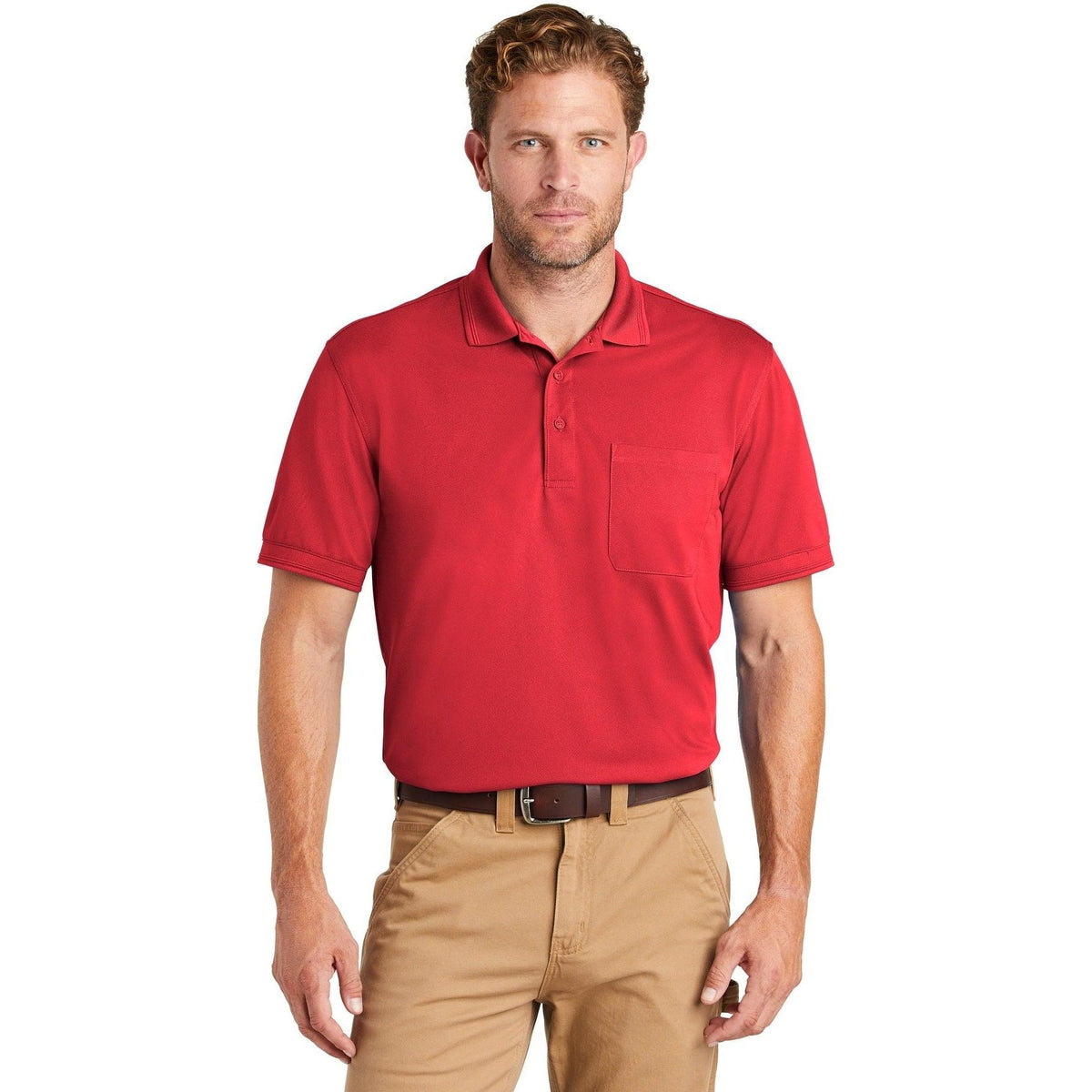 no-logo CornerStone Industrial Snag-Proof Pique Pocket Polo-Regular-Cornerstone-Thread Logic