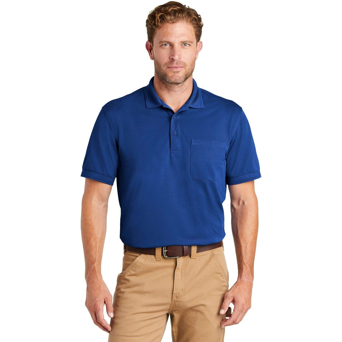 no-logo CornerStone Industrial Snag-Proof Pique Pocket Polo-Regular-Cornerstone-Thread Logic