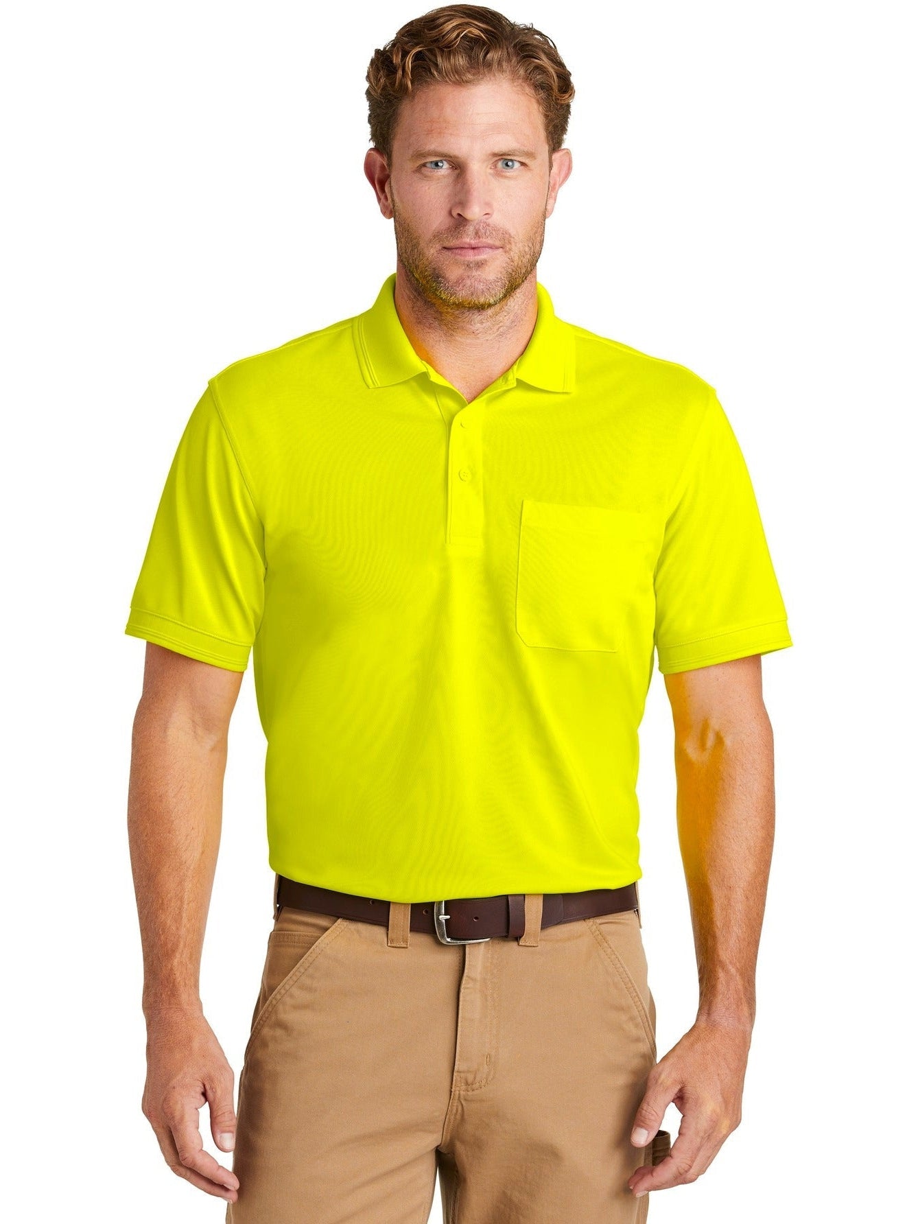 no-logo CornerStone Industrial Snag-Proof Pique Pocket Polo-Regular-Cornerstone-Thread Logic