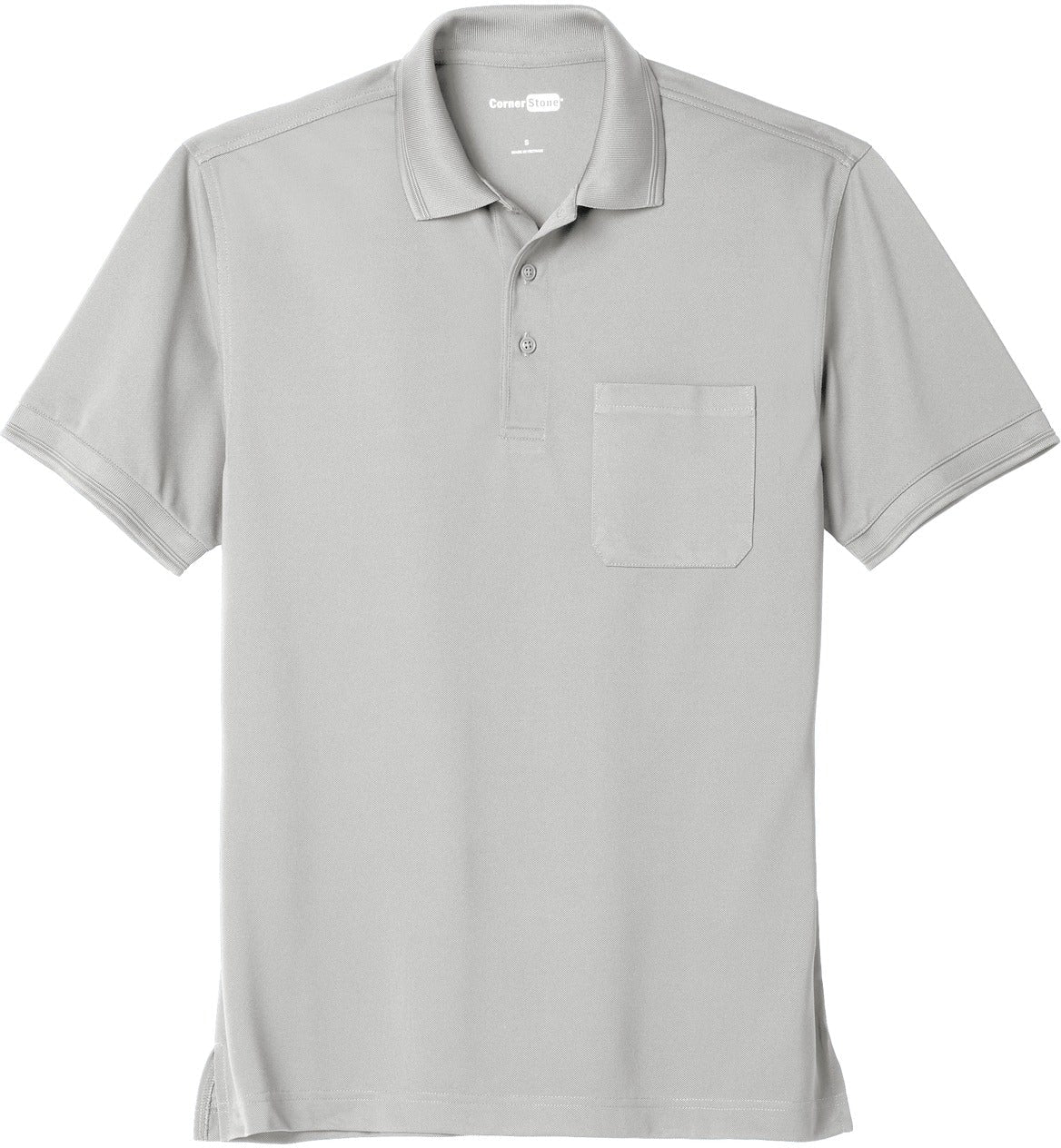 CornerStone Industrial Snag-Proof Pique Pocket Polo