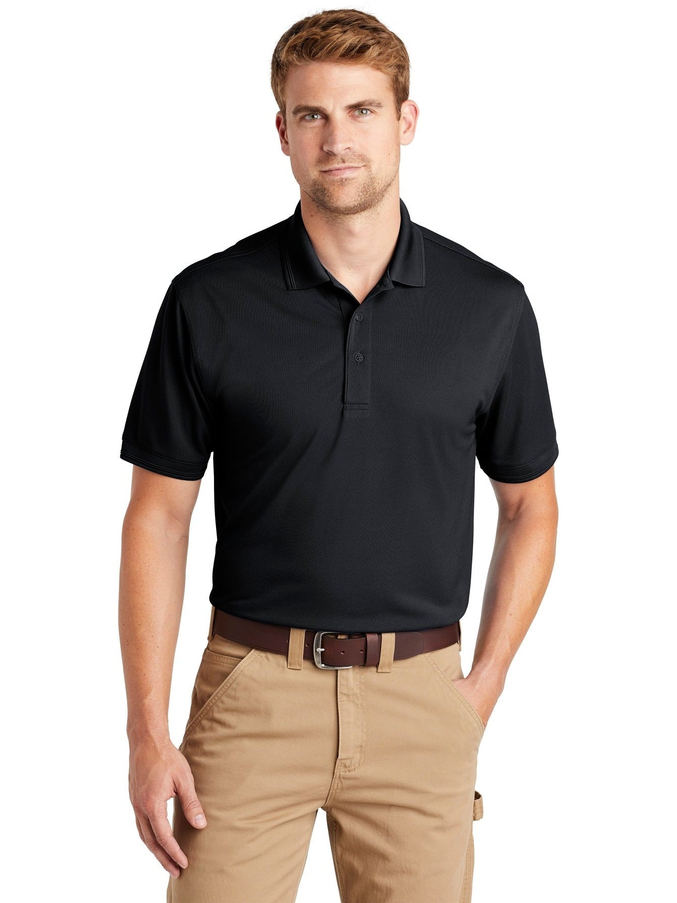 no-logo CornerStone Industrial Snag-Proof Pique Polo-Regular-Cornerstone-Thread Logic