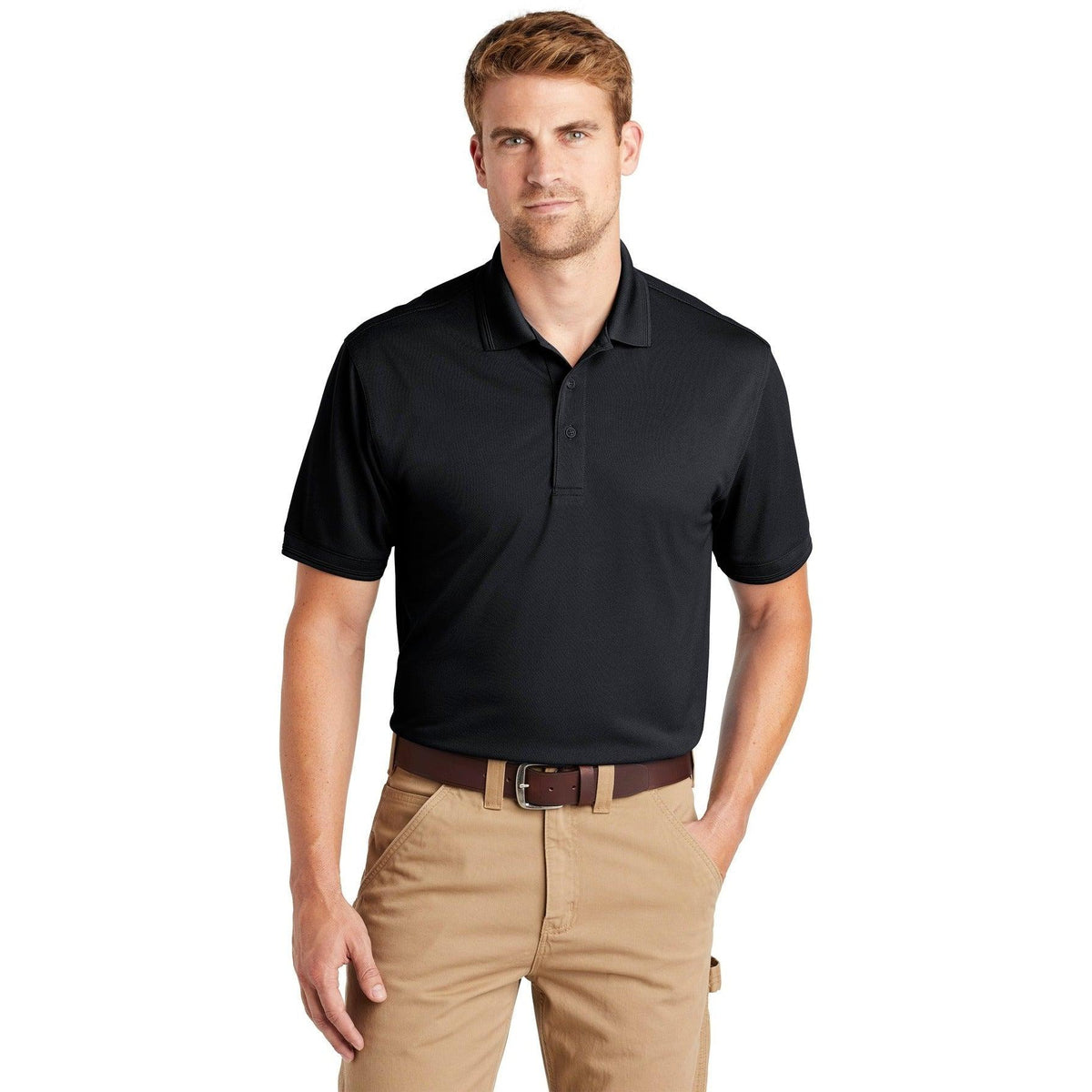 no-logo CornerStone Industrial Snag-Proof Pique Polo-Regular-Cornerstone-Thread Logic