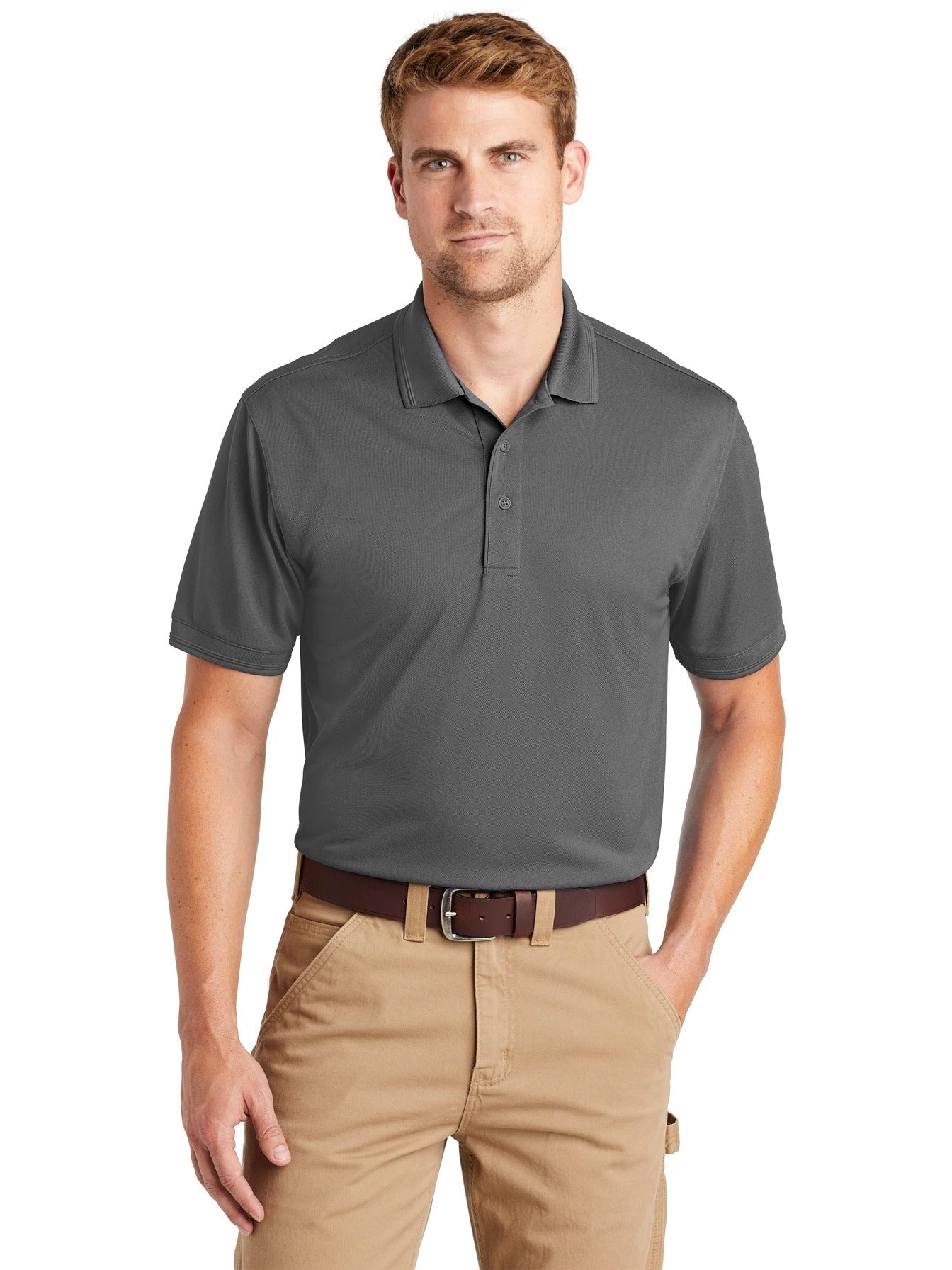 no-logo CornerStone Industrial Snag-Proof Pique Polo-Regular-Cornerstone-Thread Logic