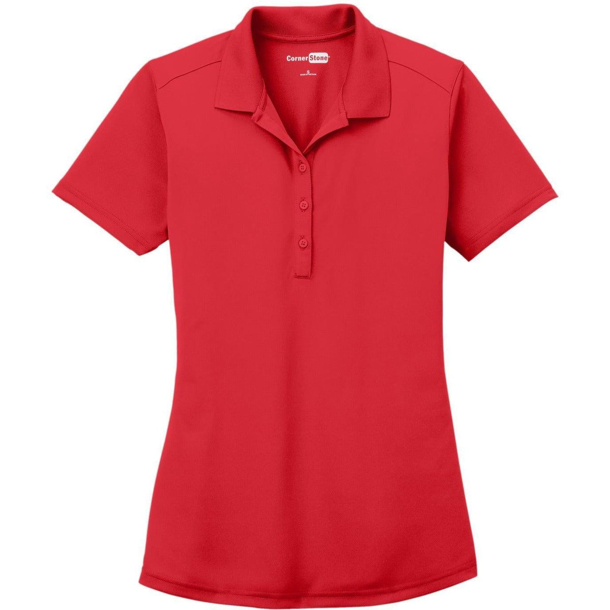no-logo CornerStone Women's Select Lightweight Snag-Proof Polo-Regular-Cornerstone-Red-XS-Thread Logic