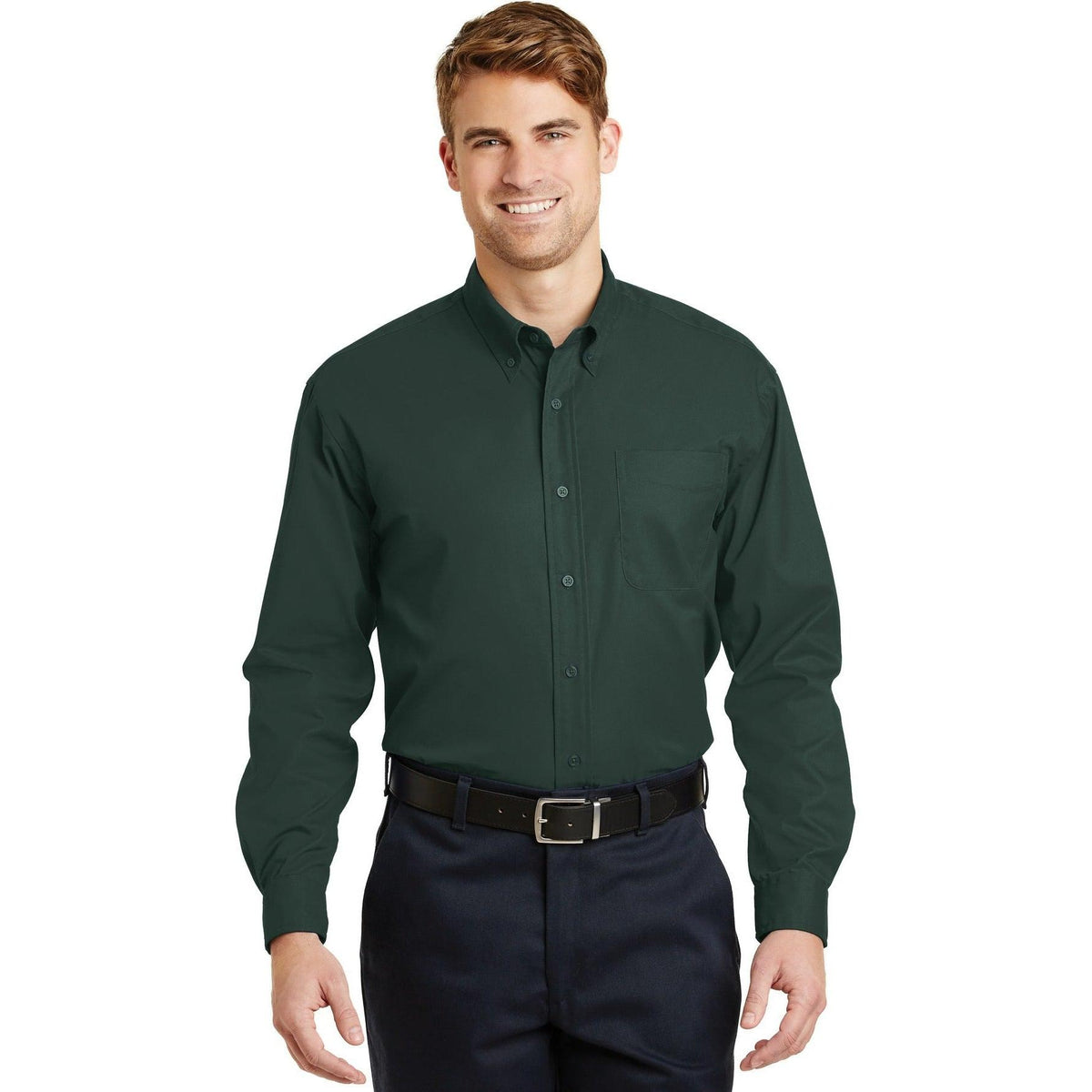 no-logo CornerStone Long Sleeve SuperPro Twill Shirt-Dress Shirts-Cornerstone-Thread Logic