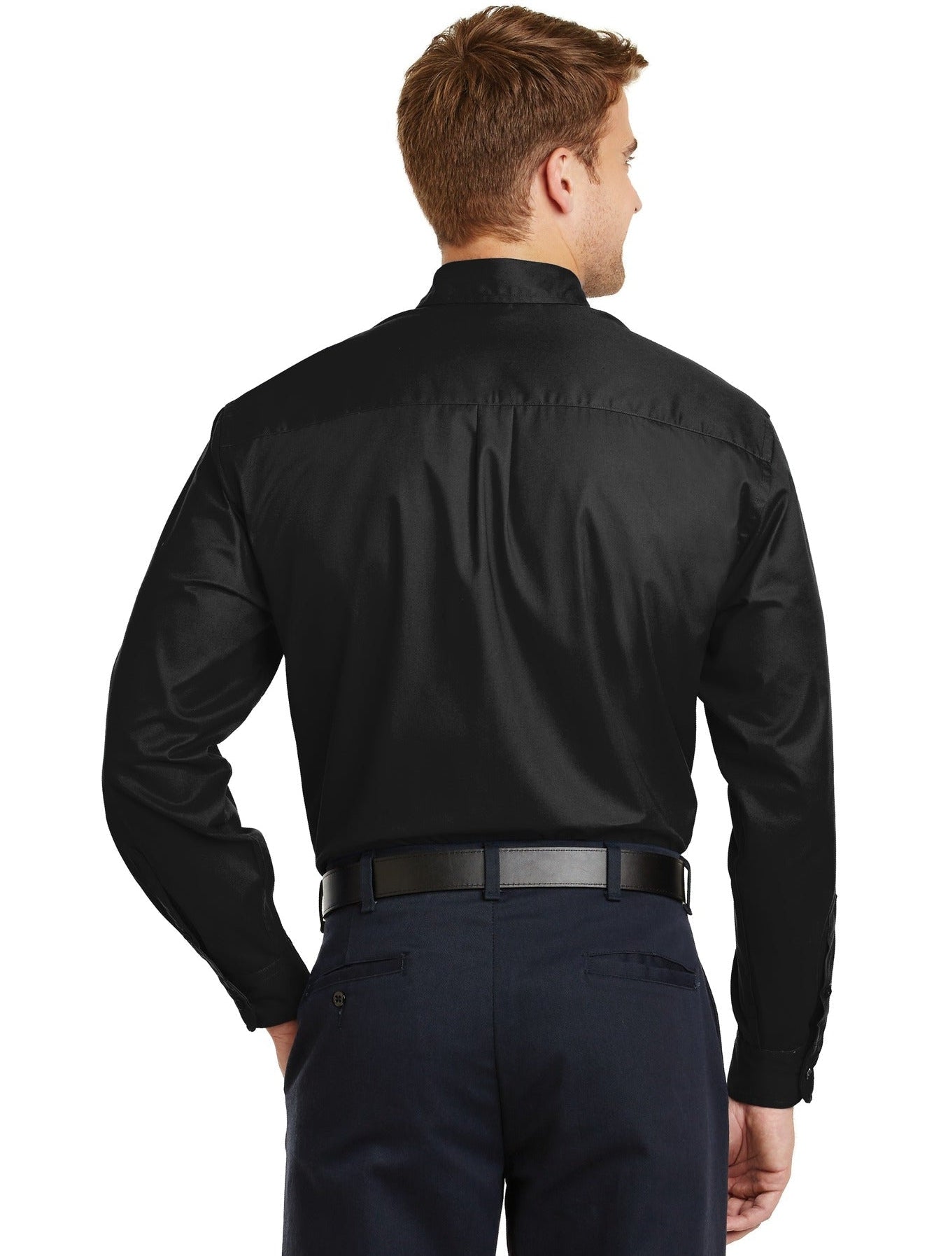 no-logo CornerStone Long Sleeve SuperPro Twill Shirt-Regular-Cornerstone-Thread Logic