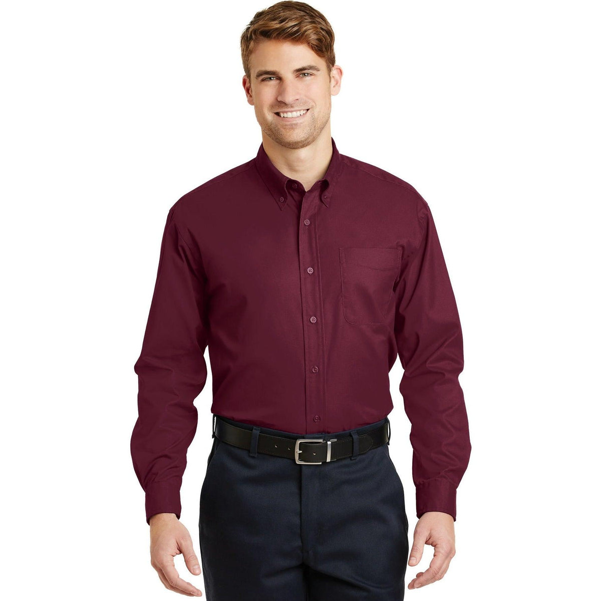 no-logo CornerStone Long Sleeve SuperPro Twill Shirt-Dress Shirts-Cornerstone-Thread Logic
