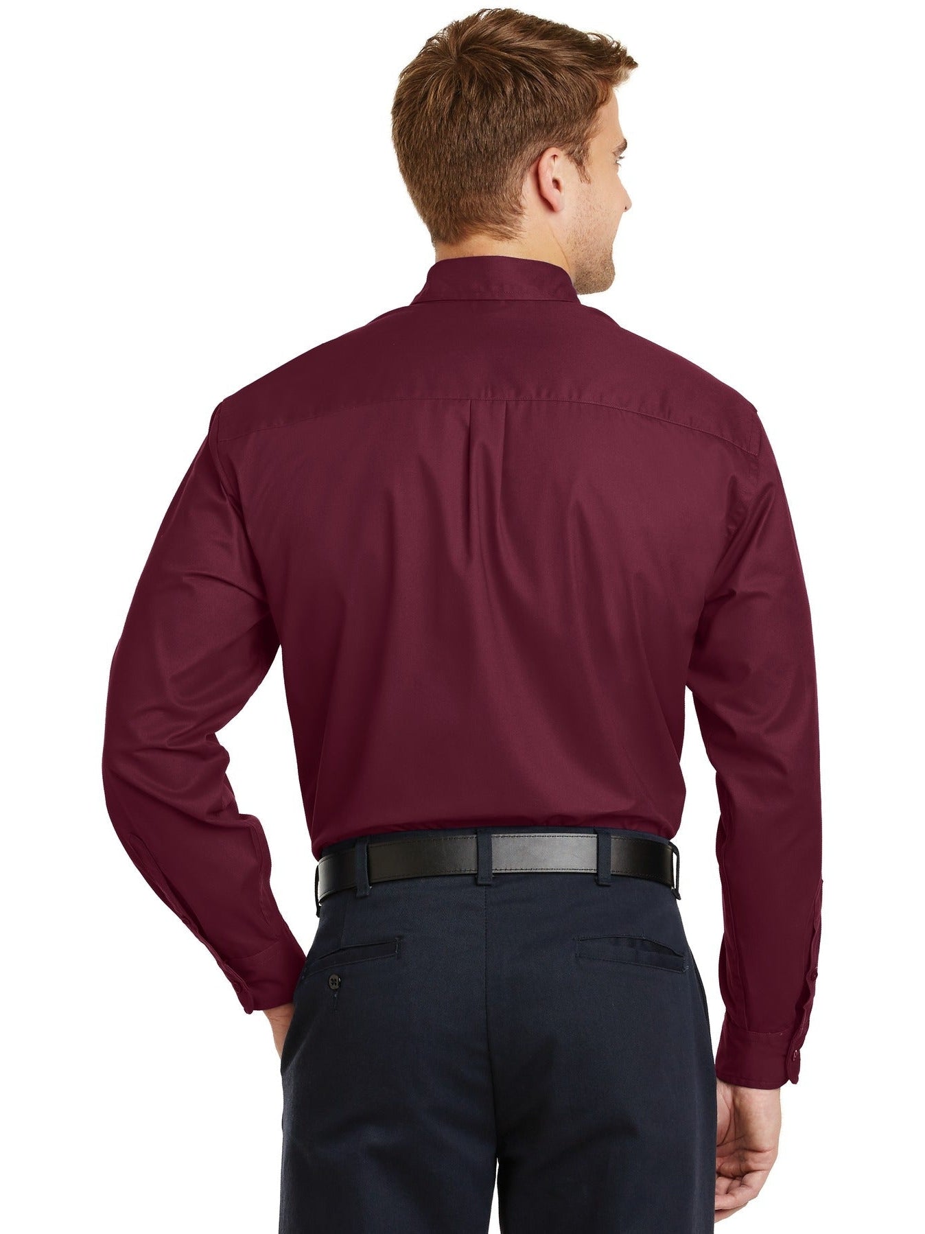 no-logo CornerStone Long Sleeve SuperPro Twill Shirt-Regular-Cornerstone-Thread Logic