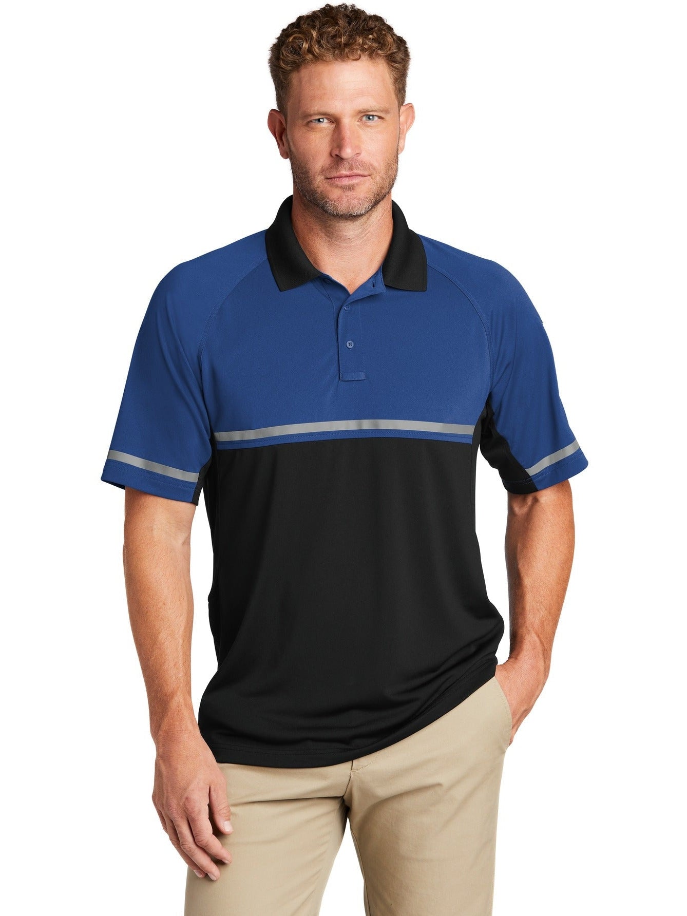 no-logo CornerStone Select Lightweight Snag-Proof Enhanced Visibility Polo-Regular-Cornerstone-Thread Logic