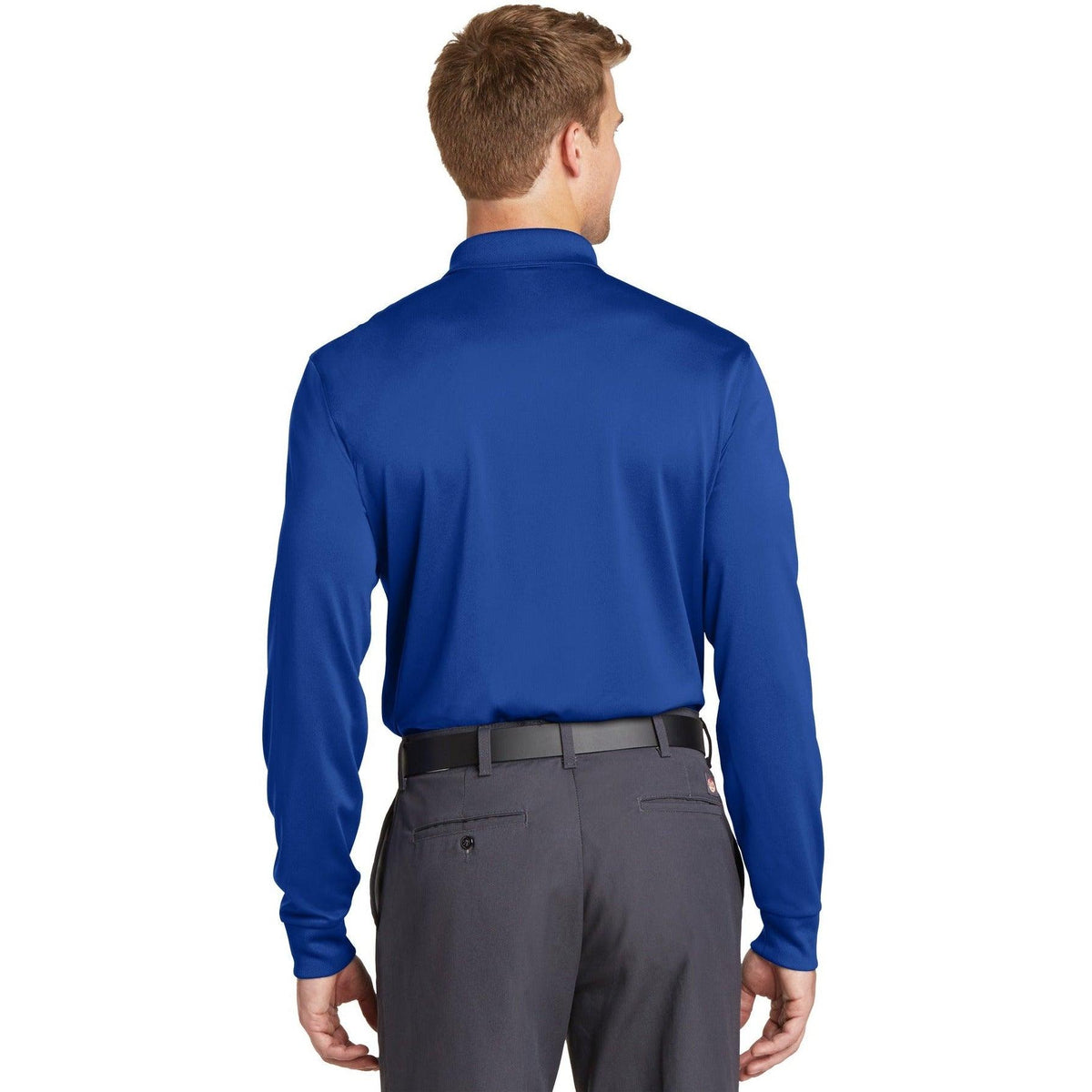 no-logo CornerStone Select Snag-Proof Long Sleeve Polo-Regular-Cornerstone-Thread Logic