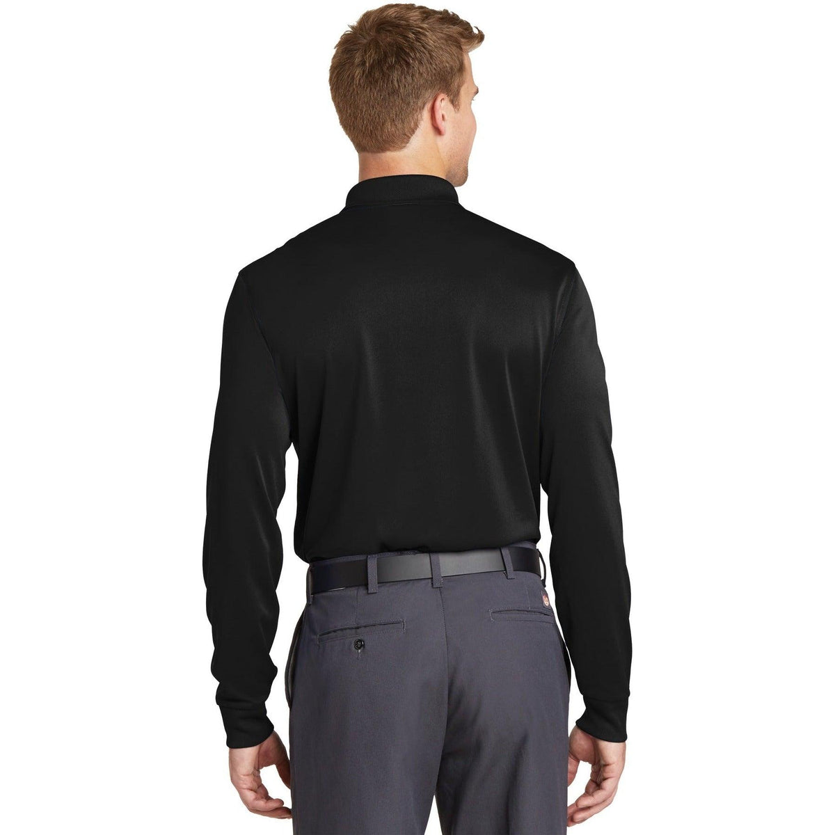 no-logo CornerStone Select Snag-Proof Long Sleeve Polo-Regular-Cornerstone-Thread Logic