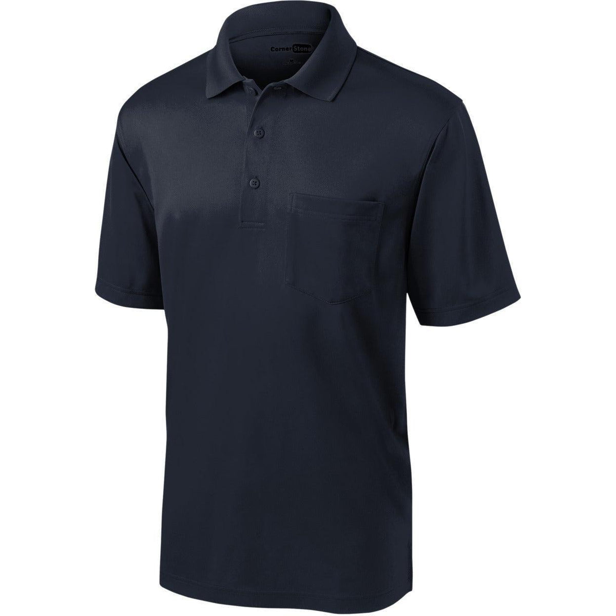 no-logo CornerStone Select Snag-Proof Pocket Polo-Regular-Cornerstone-Dark Navy-S-Thread Logic