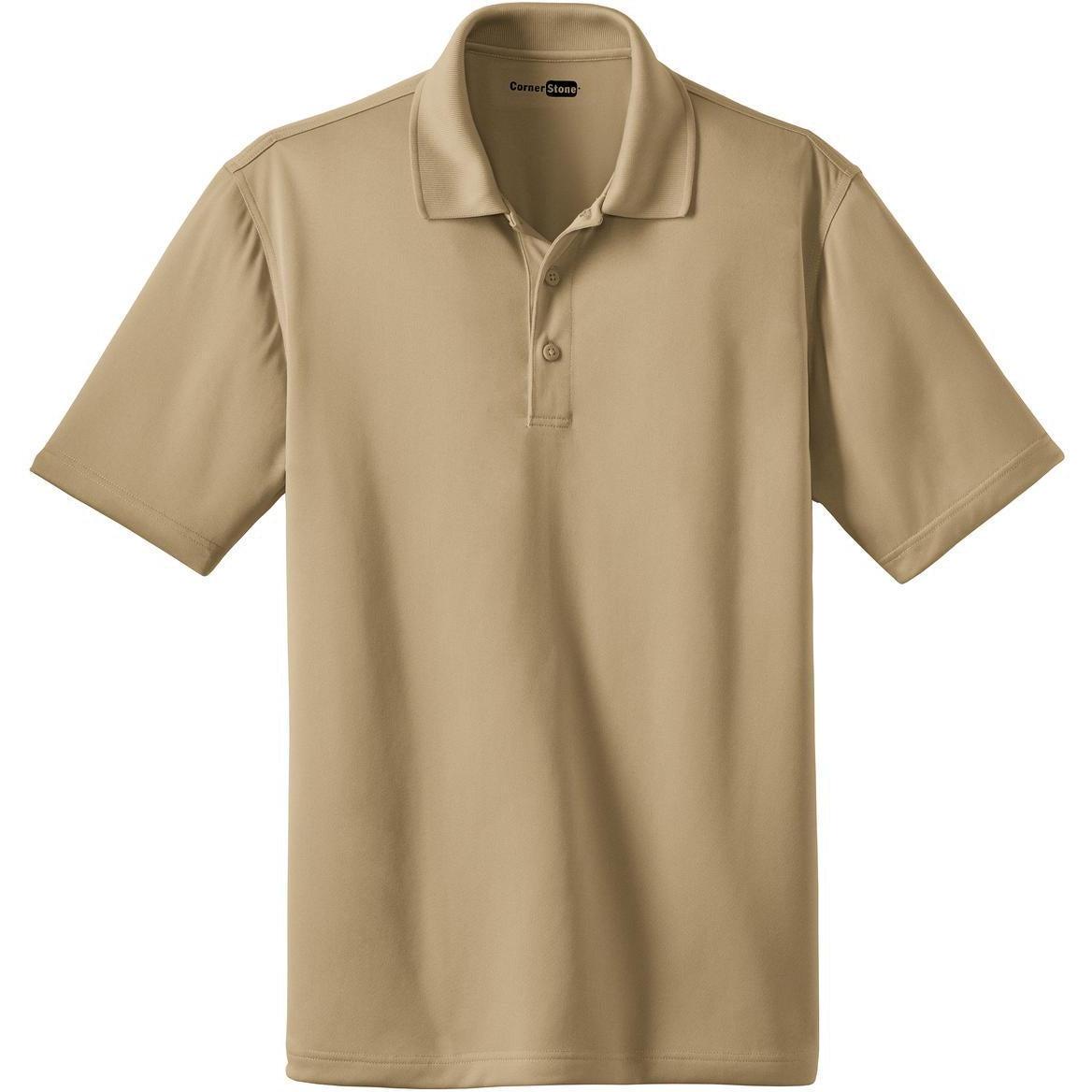 no-logo CornerStone Select Snag-Proof Polo Shirt-Regular-Cornerstone-Tan-S-Thread Logic