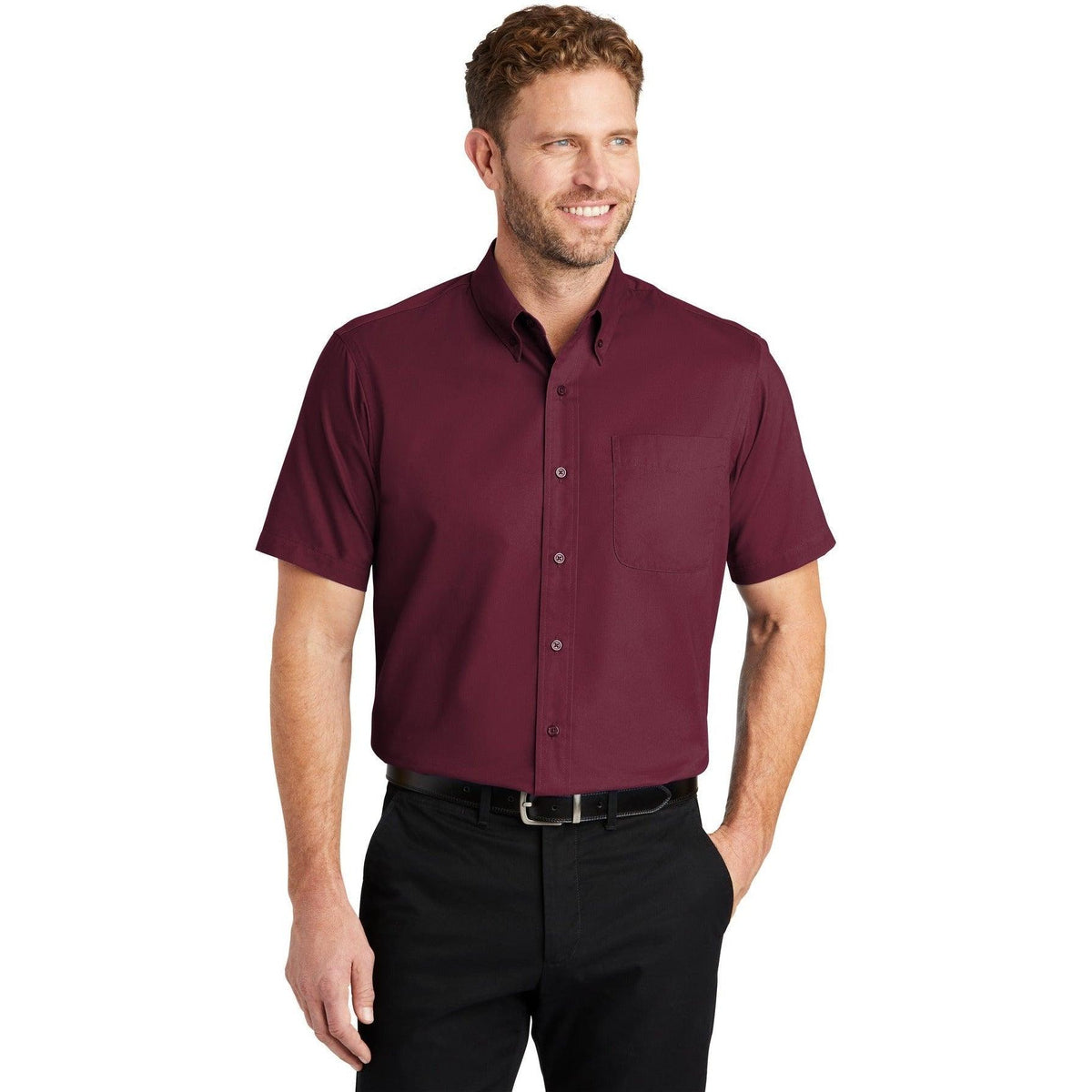 no-logo CornerStone Short Sleeve SuperPro Twill Shirt-Dress Shirts-Cornerstone-Thread Logic