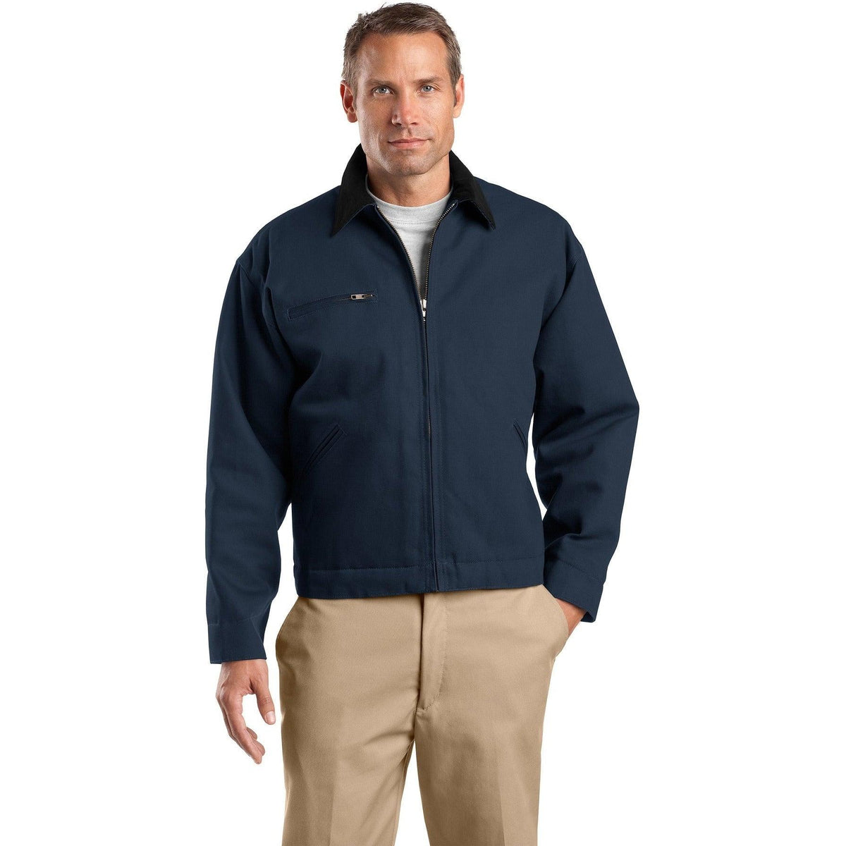 no-logo CornerStone Tall Duck Cloth Work Jacket-Regular-Cornerstone-Thread Logic