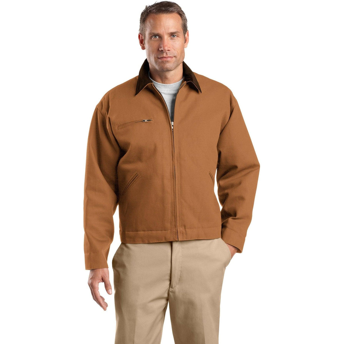 no-logo CornerStone Tall Duck Cloth Work Jacket-Regular-Cornerstone-Thread Logic