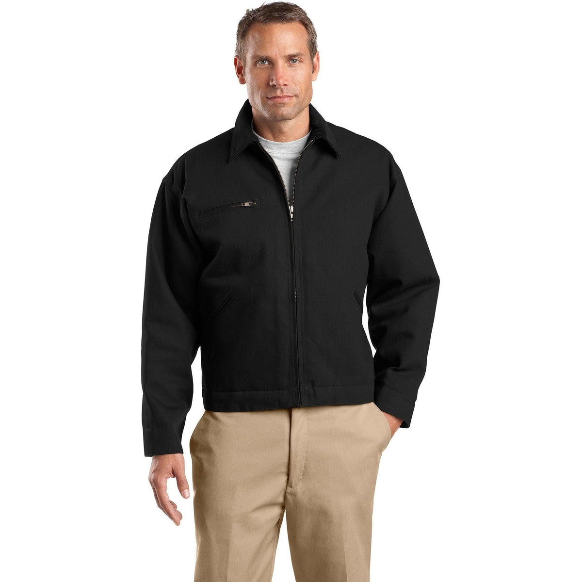 no-logo CornerStone Tall Duck Cloth Work Jacket-Regular-Cornerstone-Thread Logic