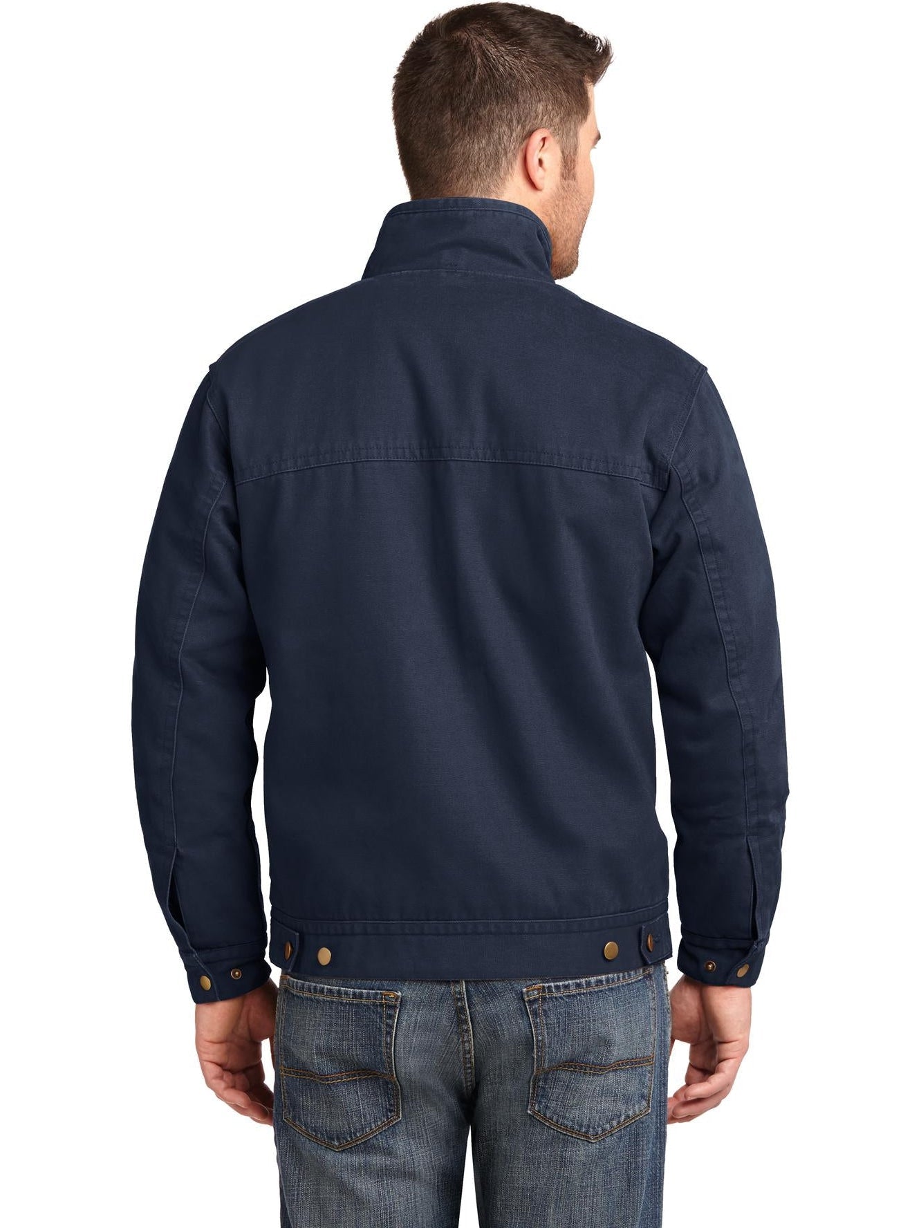 no-logo CornerStone Washed Duck Cloth Flannel-Lined Work Jacket-Regular-Cornerstone-Thread Logic