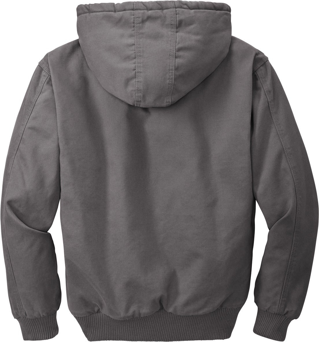 no-logo CornerStone Washed Duck Cloth Insulated Hooded Work Jacket-Regular-Cornerstone-Thread Logic