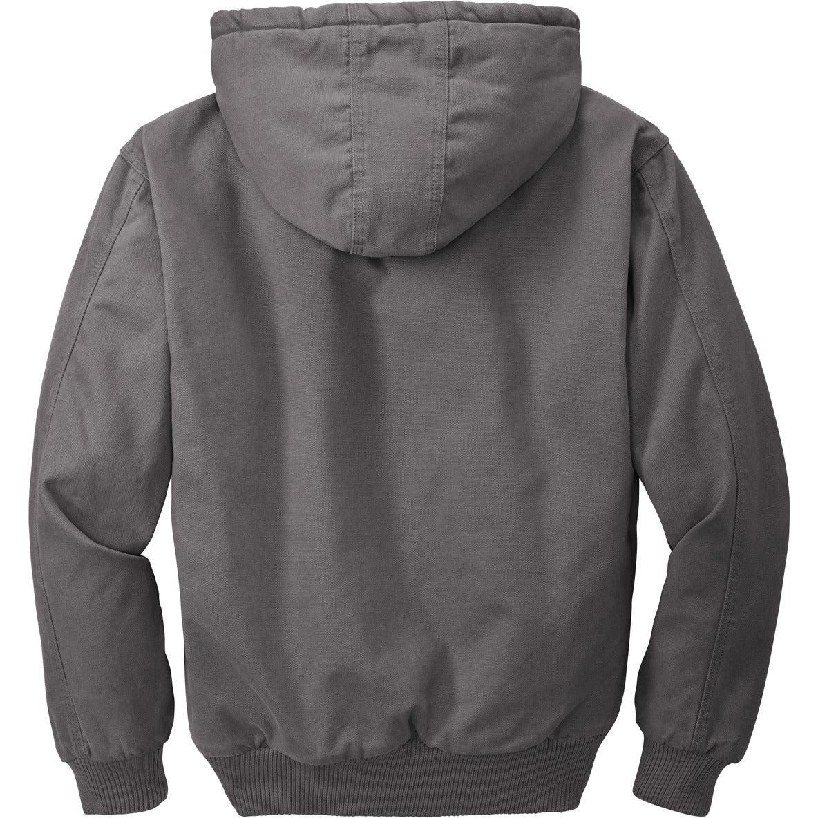 no-logo CornerStone Washed Duck Cloth Insulated Hooded Work Jacket-Regular-Cornerstone-Thread Logic