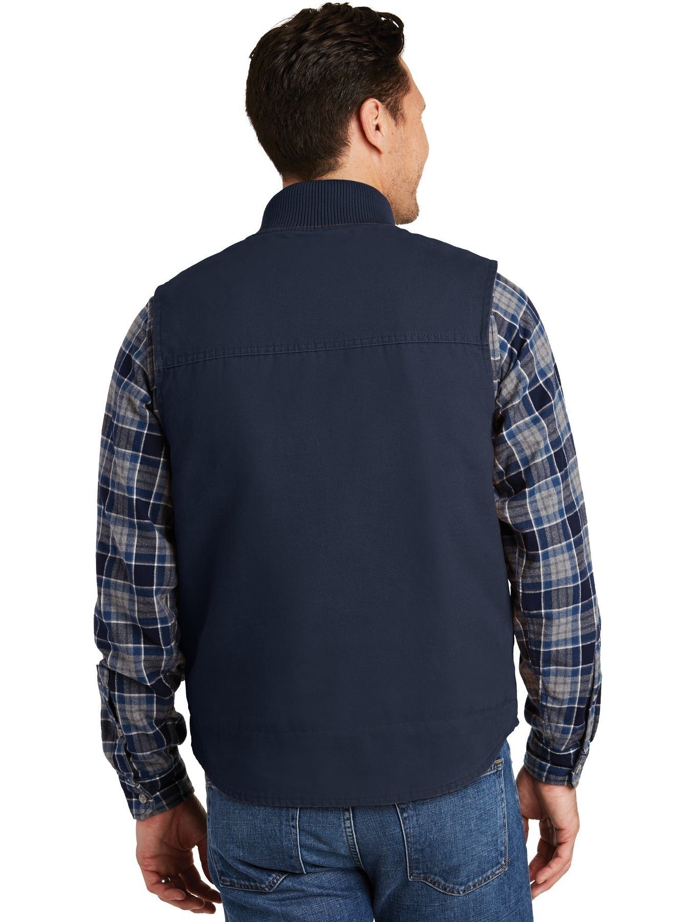 no-logo CornerStone Washed Duck Cloth Vest-Regular-Cornerstone-Thread Logic