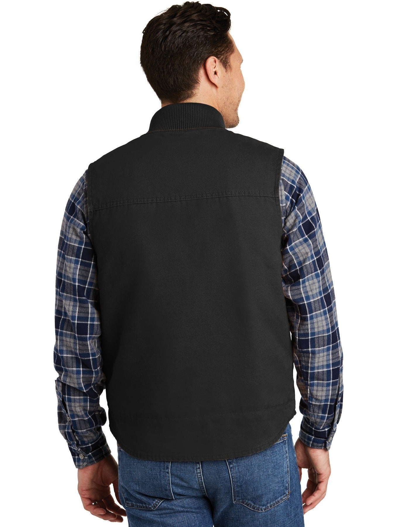 no-logo CornerStone Washed Duck Cloth Vest-Regular-Cornerstone-Thread Logic