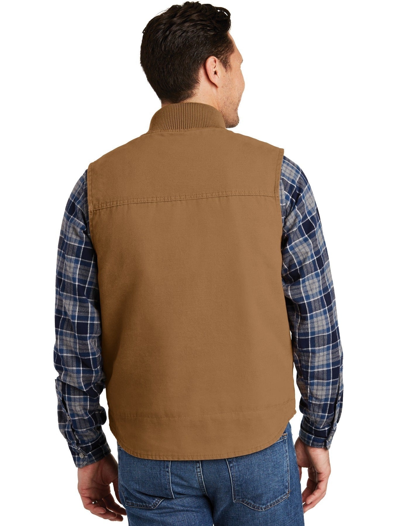 no-logo CornerStone Washed Duck Cloth Vest-Regular-Cornerstone-Thread Logic