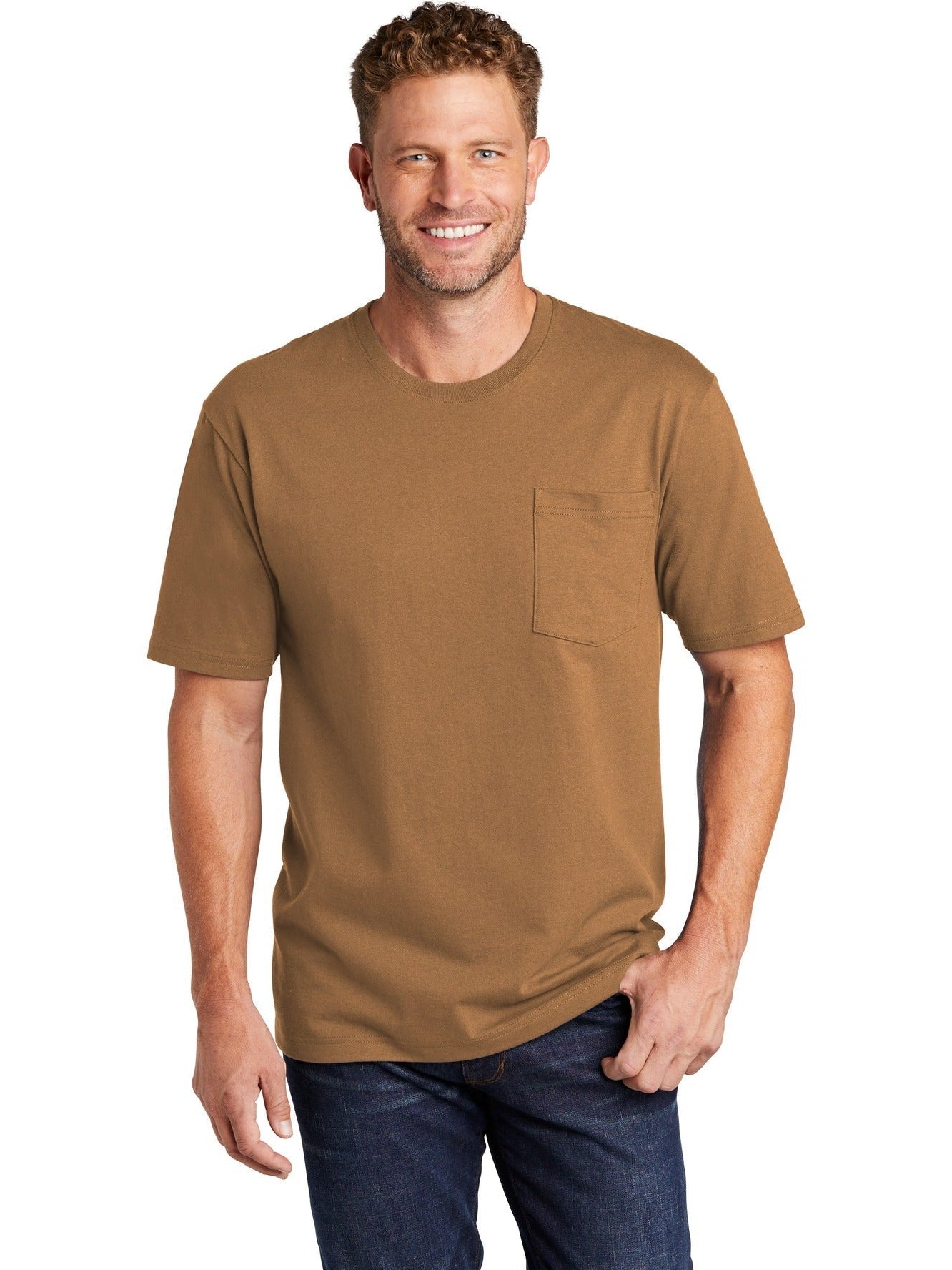 no-logo CornerStone Workwear Pocket Tee-Regular-Cornerstone-Thread Logic