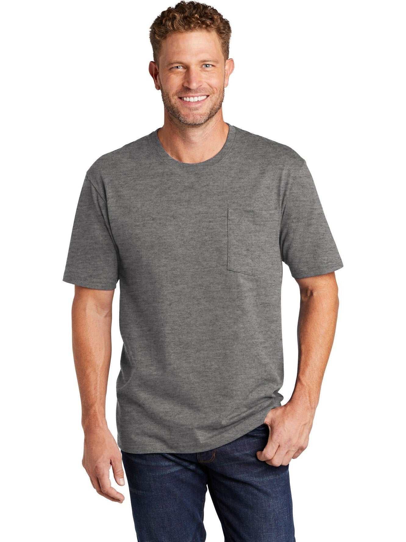 no-logo CornerStone Workwear Pocket Tee-Regular-Cornerstone-Thread Logic