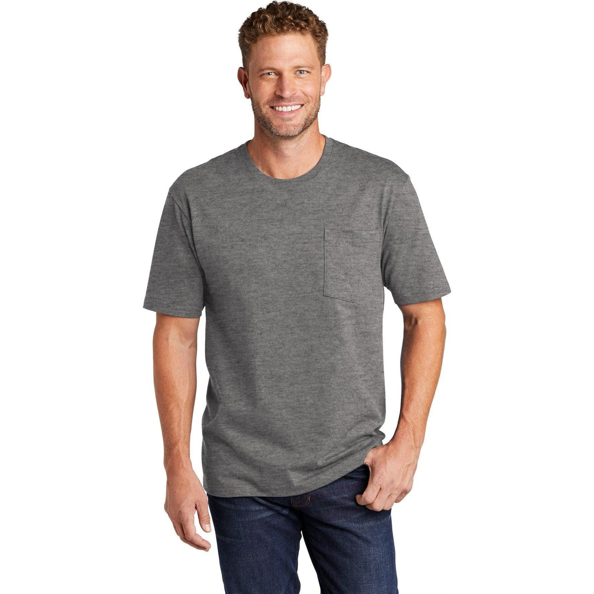 no-logo CornerStone Workwear Pocket Tee-Polos-Cornerstone-Thread Logic
