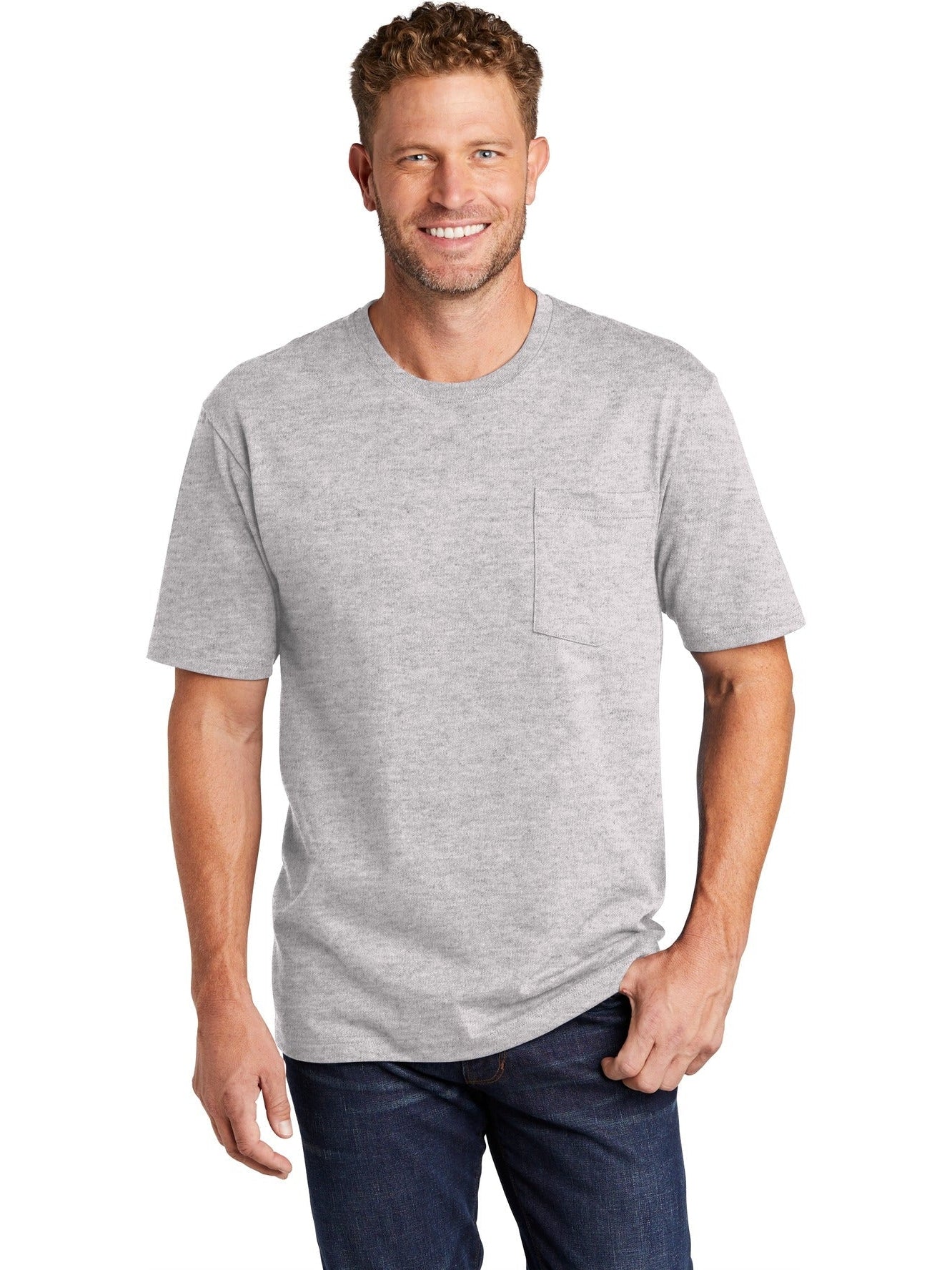 no-logo CornerStone Workwear Pocket Tee-Regular-Cornerstone-Thread Logic