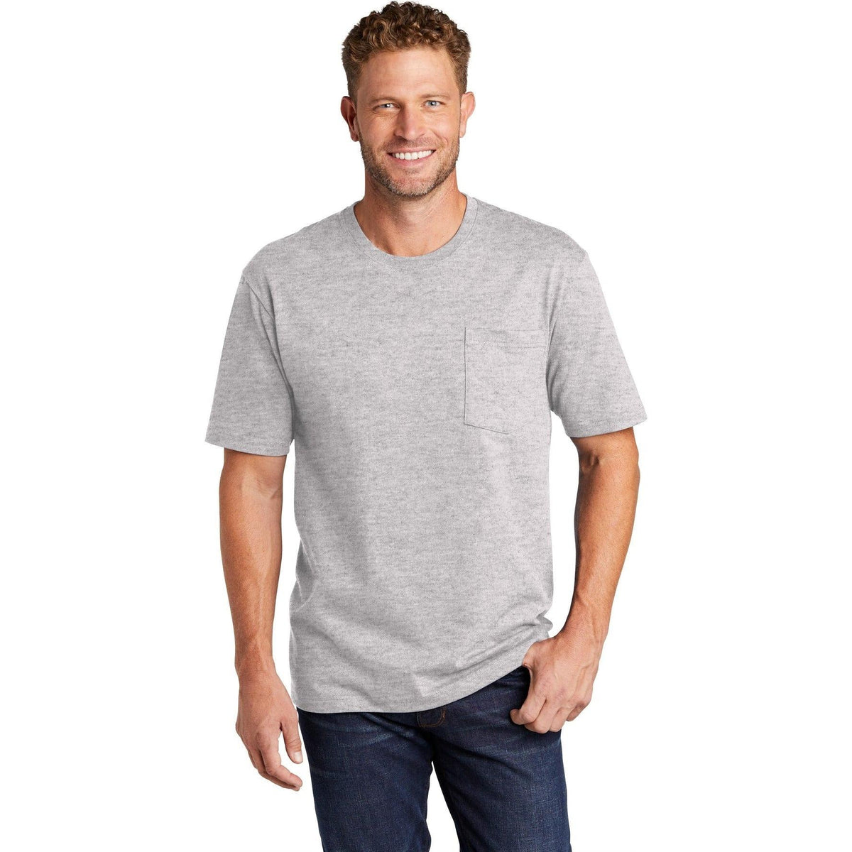 no-logo CornerStone Workwear Pocket Tee-Polos-Cornerstone-Thread Logic
