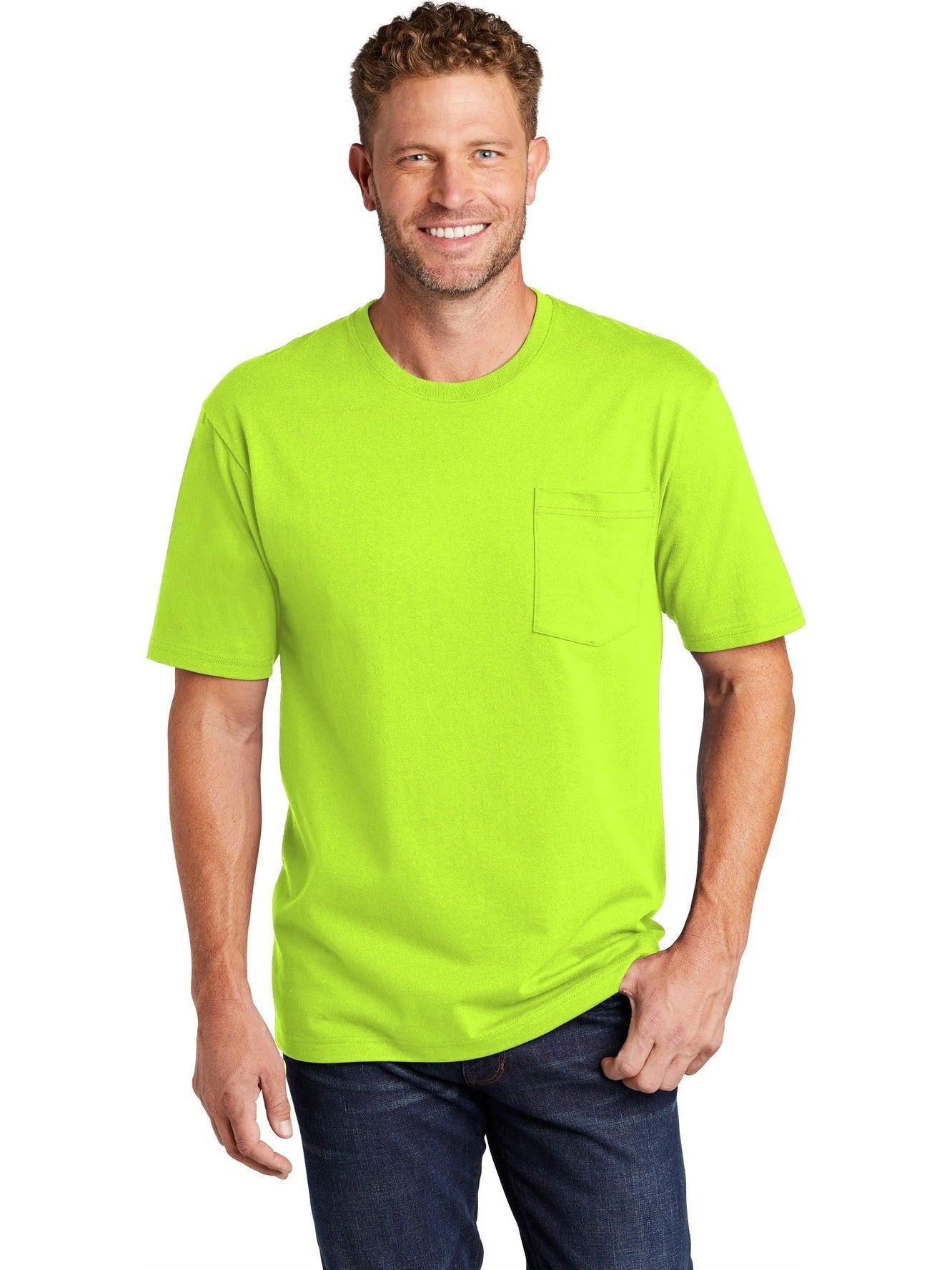 no-logo CornerStone Workwear Pocket Tee-Regular-Cornerstone-Thread Logic