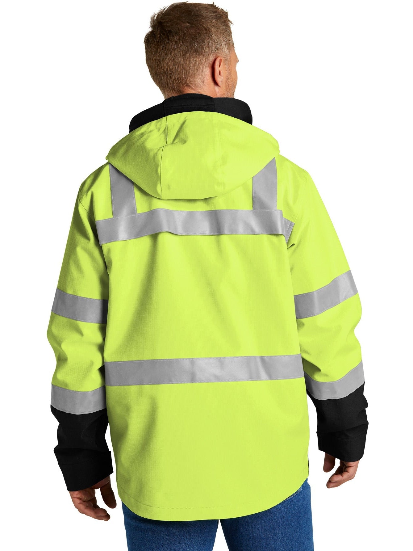 no-logo Cornerstone ANSI 107 Class 3 Waterproof Ripstop 3-In-1 Parka-Regular-CornerStone-Thread Logic