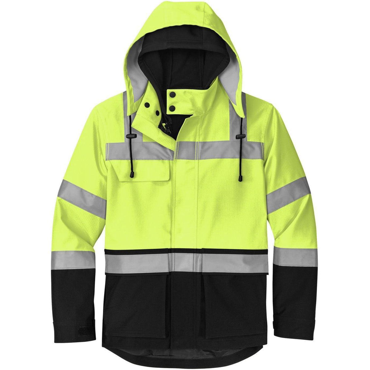 no-logo Cornerstone ANSI 107 Class 3 Waterproof Ripstop 3-In-1 Parka