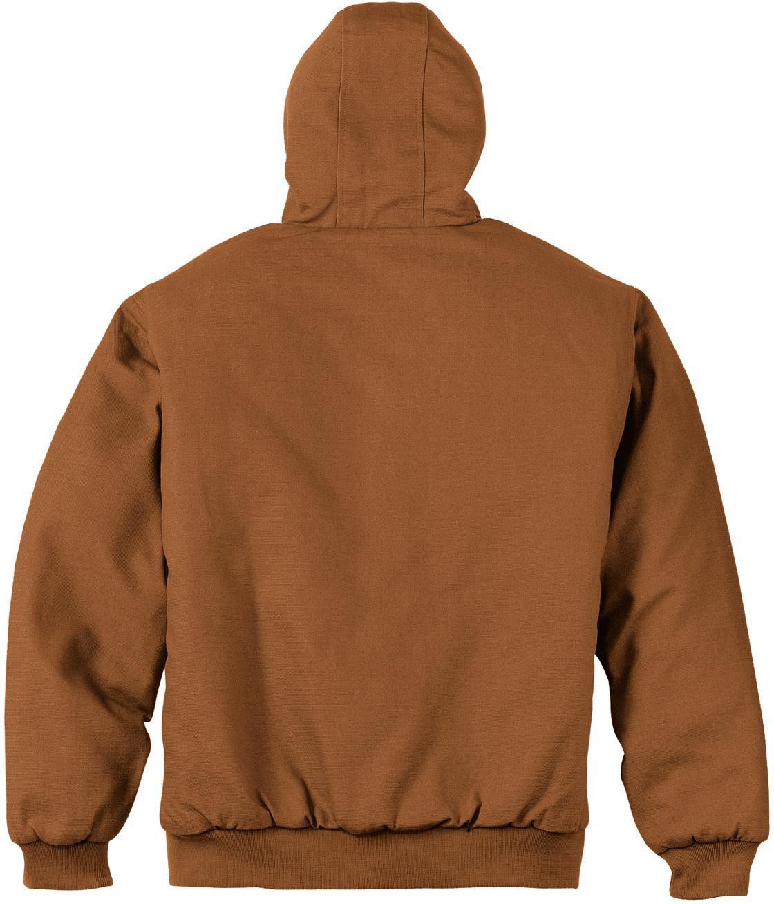 no-logo Cornerstone Duck Cloth Hooded Work Jacket-Regular-Cornerstone-Thread Logic