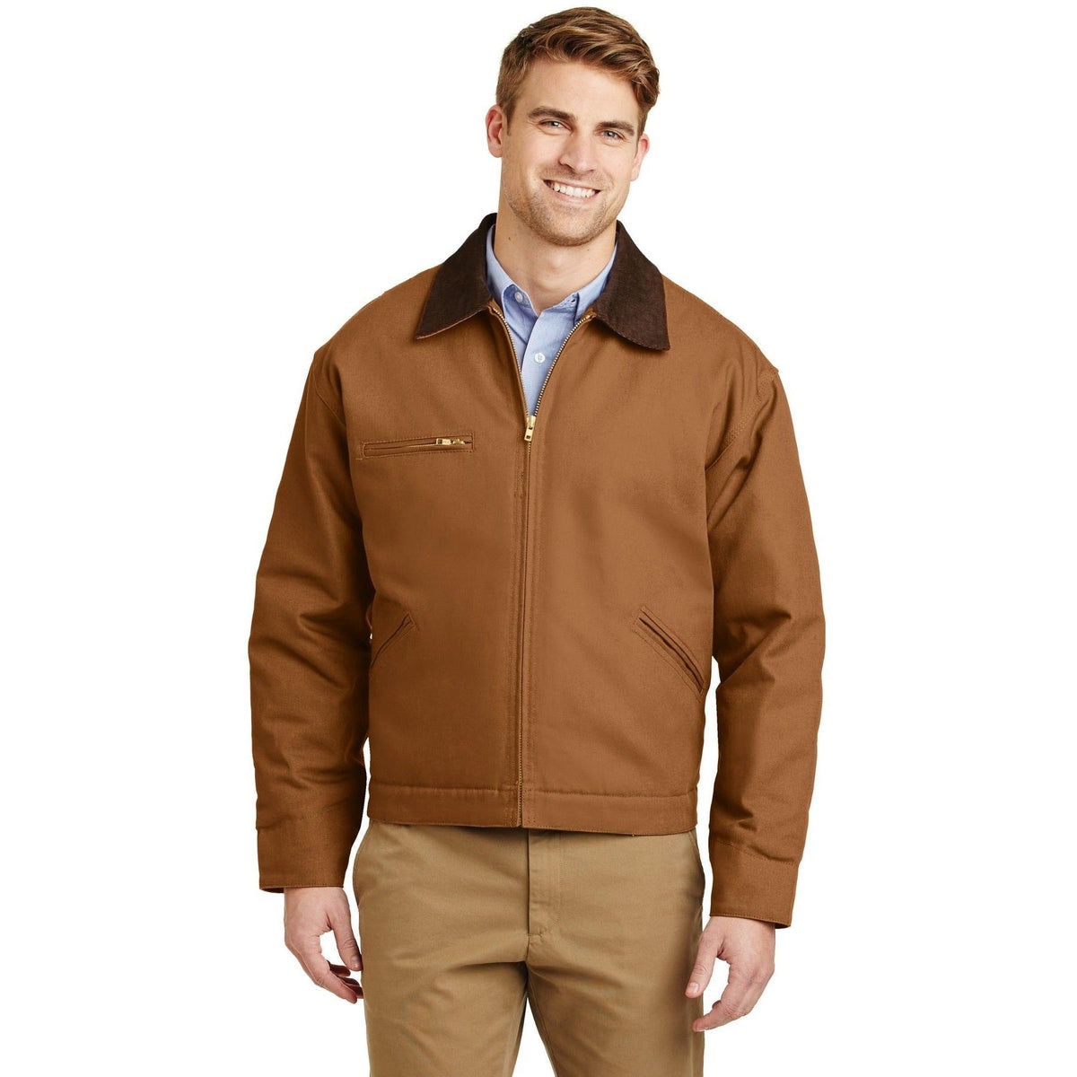 no-logo CornerStone Duck Cloth Work Jacket-Regular-Cornerstone-Thread Logic
