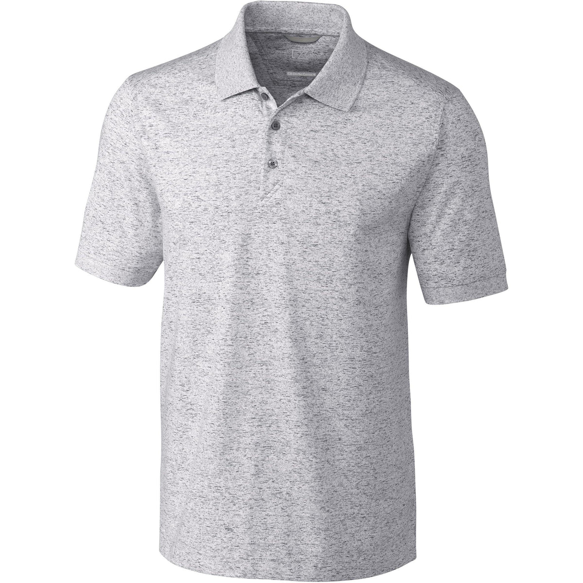 no-logo Cutter & Buck Advantage Polo Space Dye-Men's Polos-Cutter&Buck-Elemental Grey-S-Thread Logic